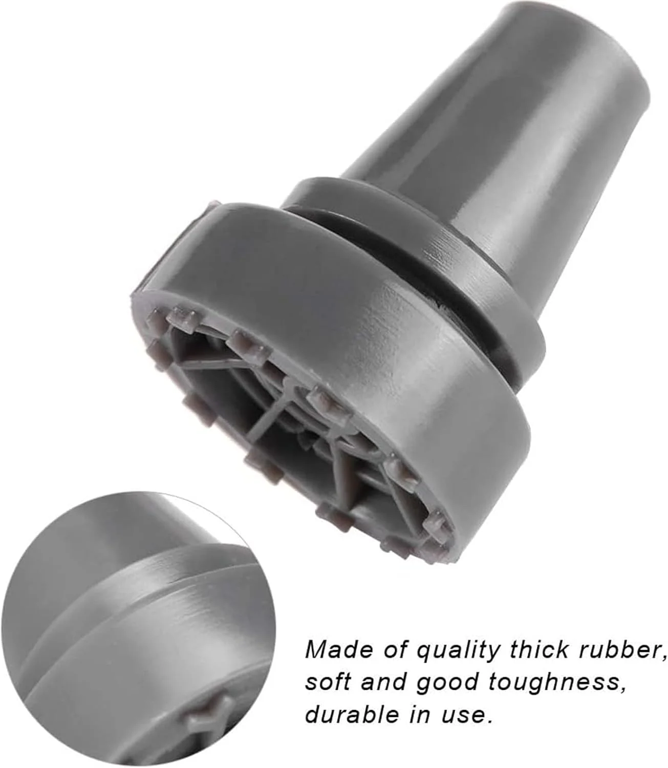 پد لاستیکی عصا mumisuto، پد لاستیکی ضد لغزش با قابلیت چرخش 360 درجه برای عصا