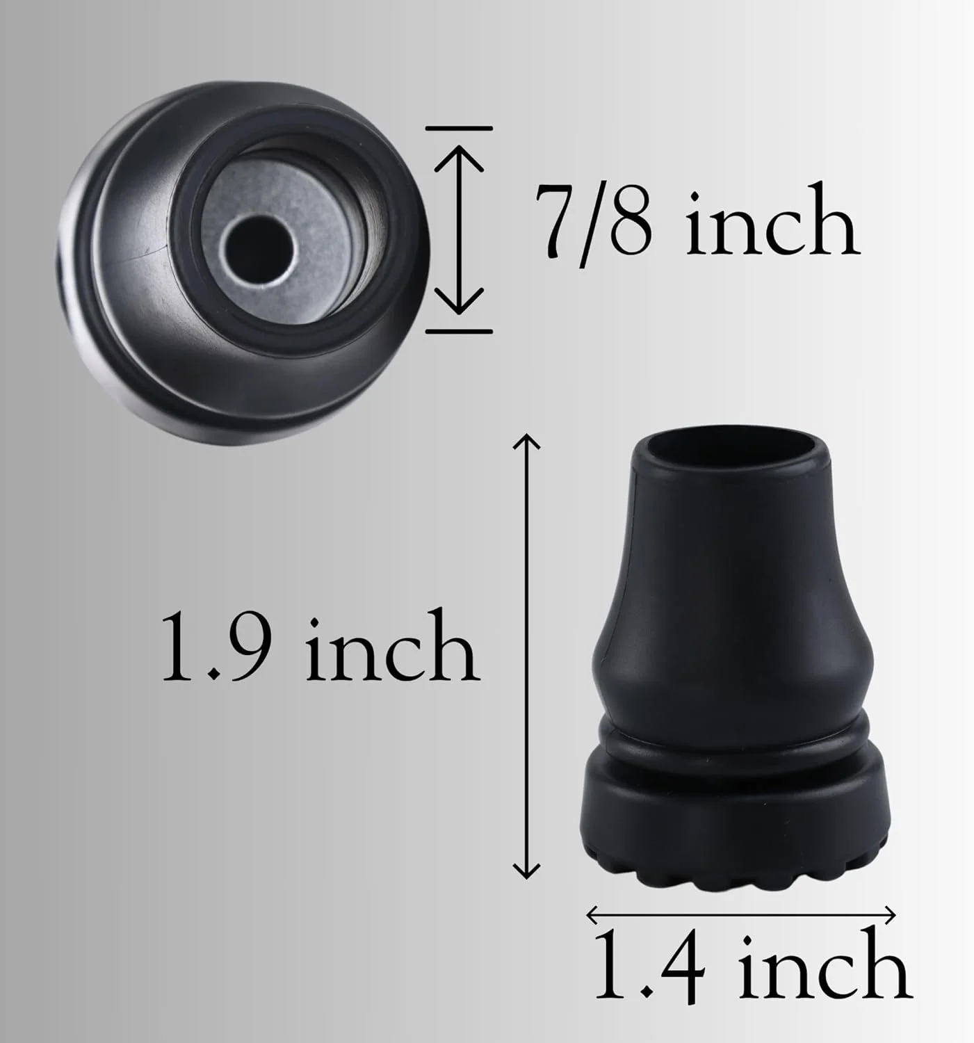 پایه عصای لاستیکی MOTOFITOOL بسته 6 عددی، مناسب عصاهای 7/8 اینچی، لوازم جانبی غیر لغزنده برای عصا زیر بغل، نوک عصای بادوام جایگزین برای عصاهای پیاده روی، عصاهای کوهنوردی، عصا زیر بغل سالمندان (مشکی) پایه عصای لاستیکی MOTOFITOOL بسته 6 عددی، مناسب عصاهای 7/8 اینچی، لوازم جانبی غیر لغزنده برای عصا زیر بغل، نوک عصای بادوام جایگزین برای عصاهای پیاده روی، عصاهای کوهنوردی، عصا زیر بغل سالمندان (مشکی)