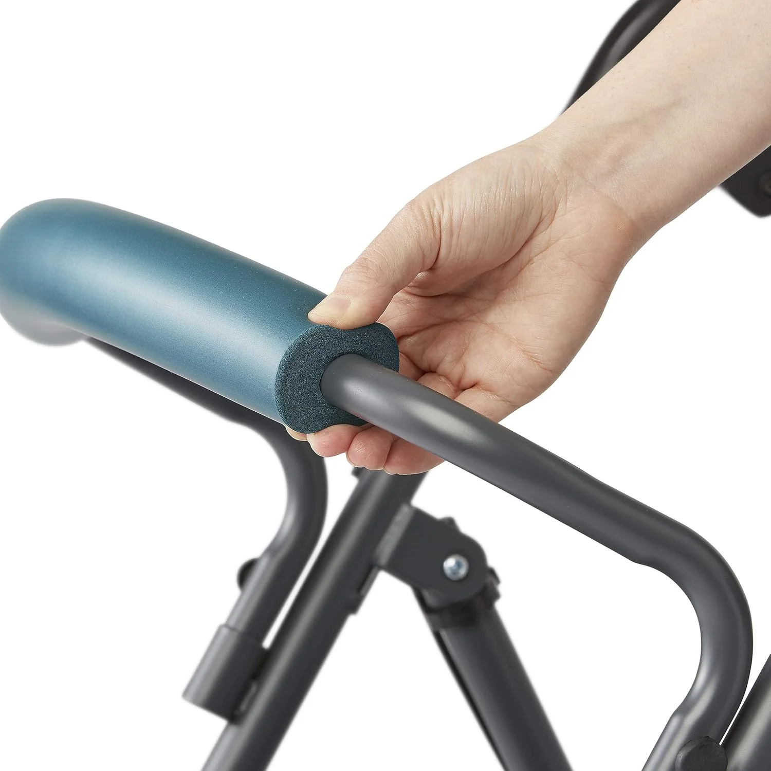 رولیتور واکر Medline با صندلی و چرخ، واکر تاشو برای سالمندان با محافظت Microban، فریم فولادی بادوام تا 158 کیلوگرم را تحمل می کند، چرخ های 6 اینچی، آبی فیروزه ای رولیتور واکر Medline با صندلی و چرخ، واکر تاشو برای سالمندان با محافظت Microban، فریم فولادی بادوام تا 158 کیلوگرم را تحمل می کند، چرخ های 6 اینچی، آبی فیروزه ای