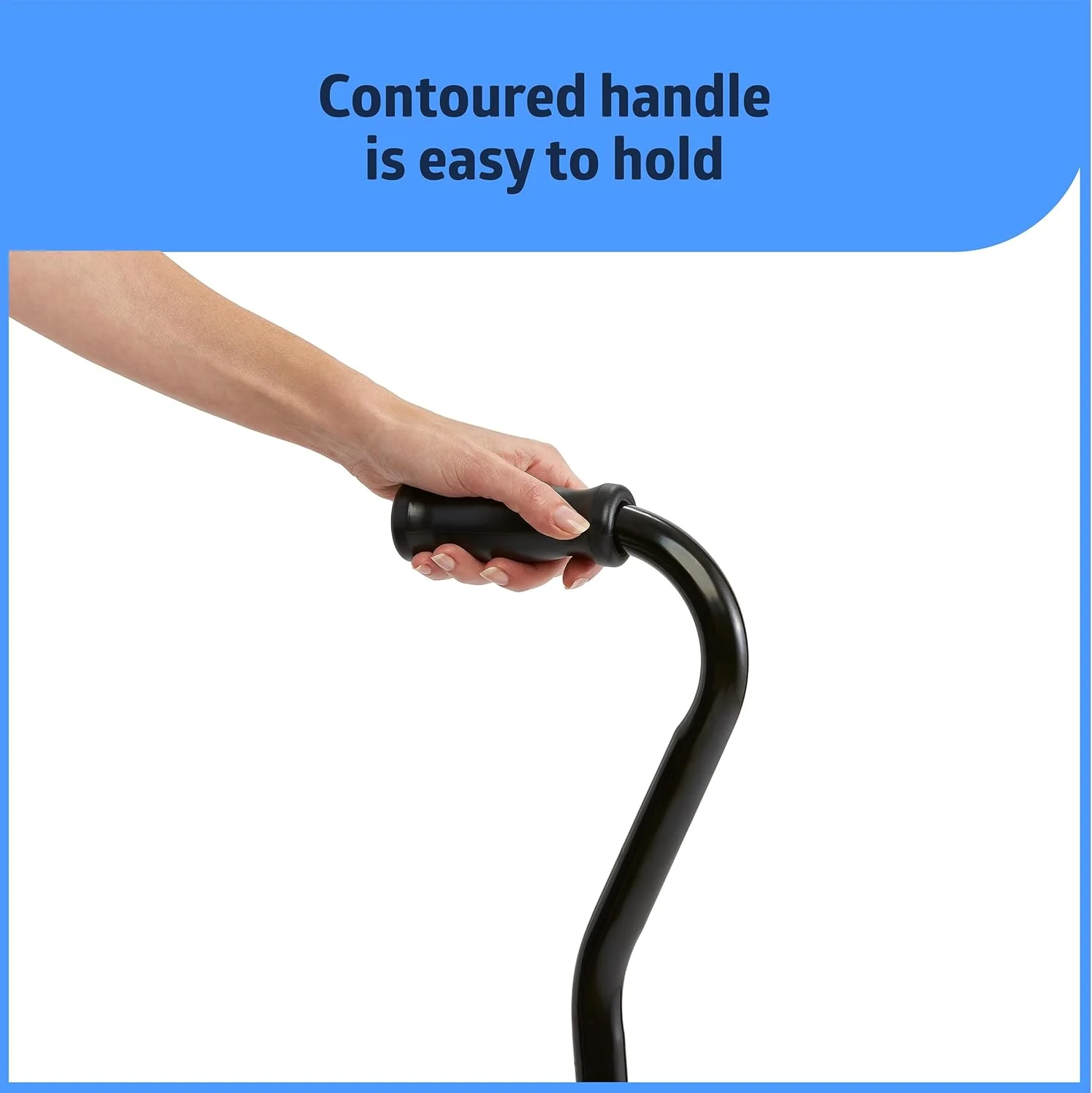 عصای پیاده روی باریاتریک Medline برای سالمندان و بزرگسالان، ایده آل برای پشتیبانی از تعادل عصای پیاده روی باریاتریک Medline برای سالمندان و بزرگسالان، ایده آل برای پشتیبانی از تعادل