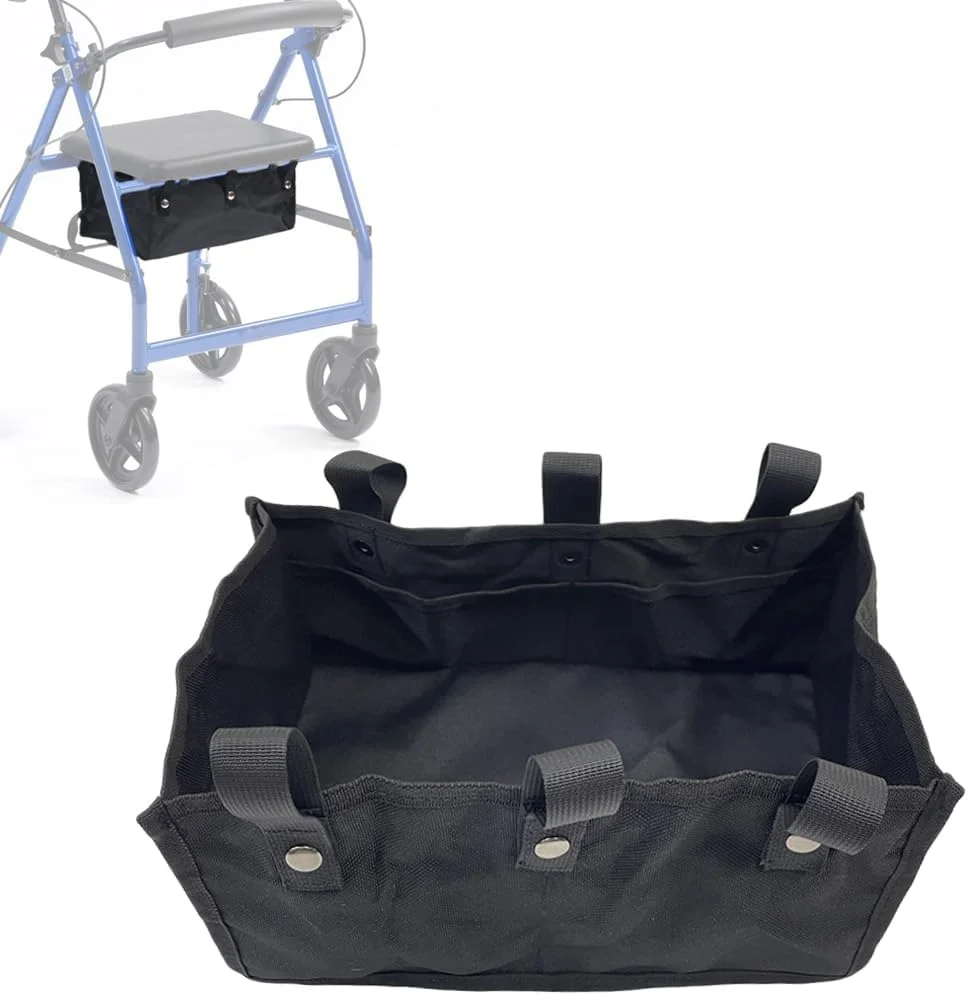کیف رولیتر زیر صندلی سالمندان مدیس برای افراد معلول و کم توان، لوازم جانبی واکر حرکتی سنگین 1200D