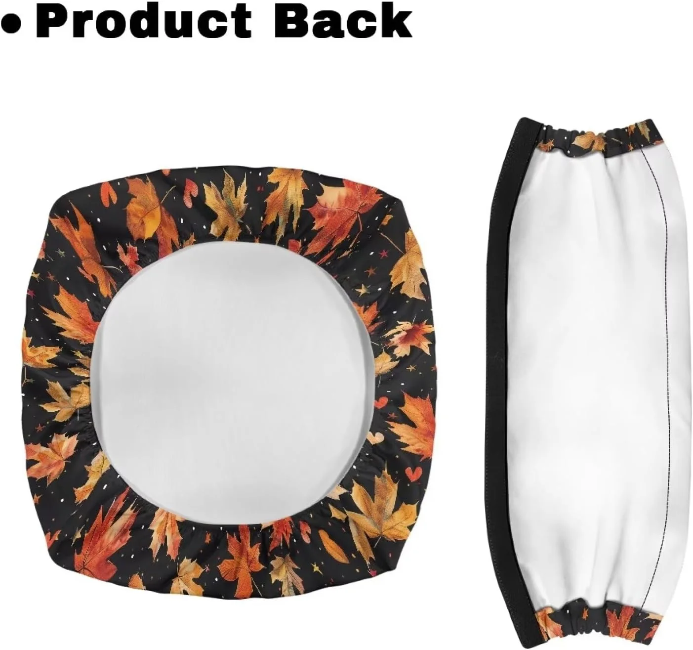 روکش صندلی طرح برگ پاییزی Luarisgur برای واکر سالمندان، لوازم جانبی تزئینی رولیتور واکر، روکش صندلی واکر روز شکرگزاری برای خانم ها و آقایان، روکش صندلی و پشتی رولیتور واکر، هدیه