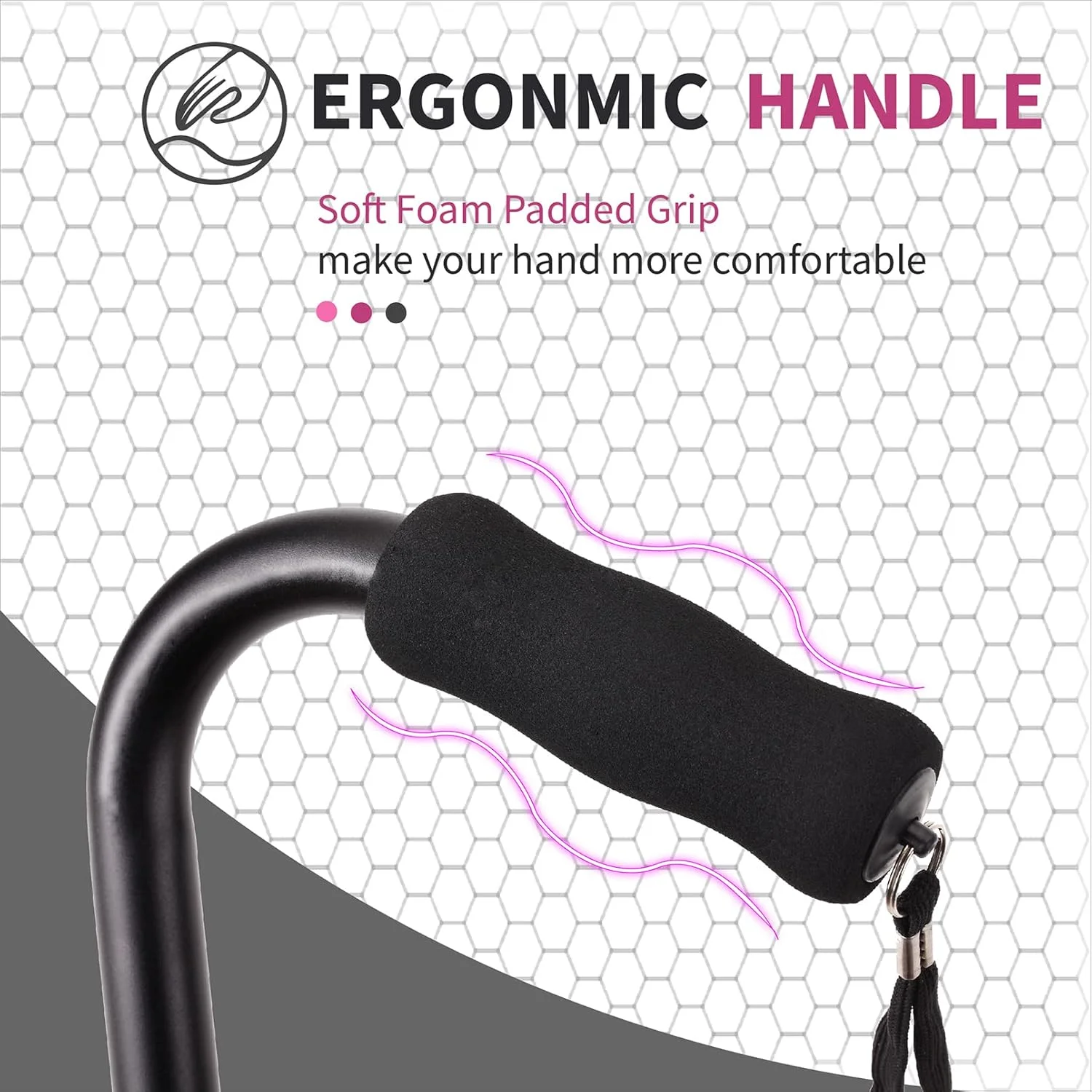 عصای پیاده روی 3 در 1 LIXIANG - عصاهای پیاده روی سبک وزن قابل تنظیم از 29 تا 37 اینچ، کمک تعادلی حرکتی برای مردان و زنان عصای پیاده روی 3 در 1 LIXIANG - عصاهای پیاده روی سبک وزن قابل تنظیم از 29 تا 37 اینچ، کمک تعادلی حرکتی برای مردان و زنان