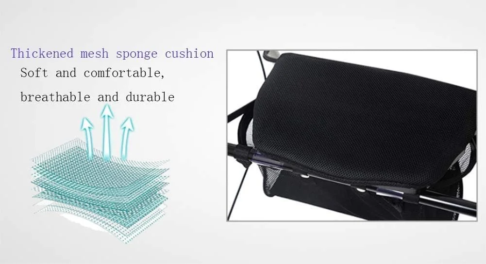 واکر آلومینیومی سبک وزن، واکر چرخدار قابل تنظیم با صندلی برای سالمندان، معلولان، بیماران با تحرک محدود، تثبیت کننده پیاده روی با چهار چرخ یک سورپرایز کوچک واکر آلومینیومی سبک وزن، واکر چرخدار قابل تنظیم با صندلی برای سالمندان، معلولان، بیماران با تحرک محدود، تثبیت کننده پیاده روی با چهار چرخ یک سورپرایز کوچک