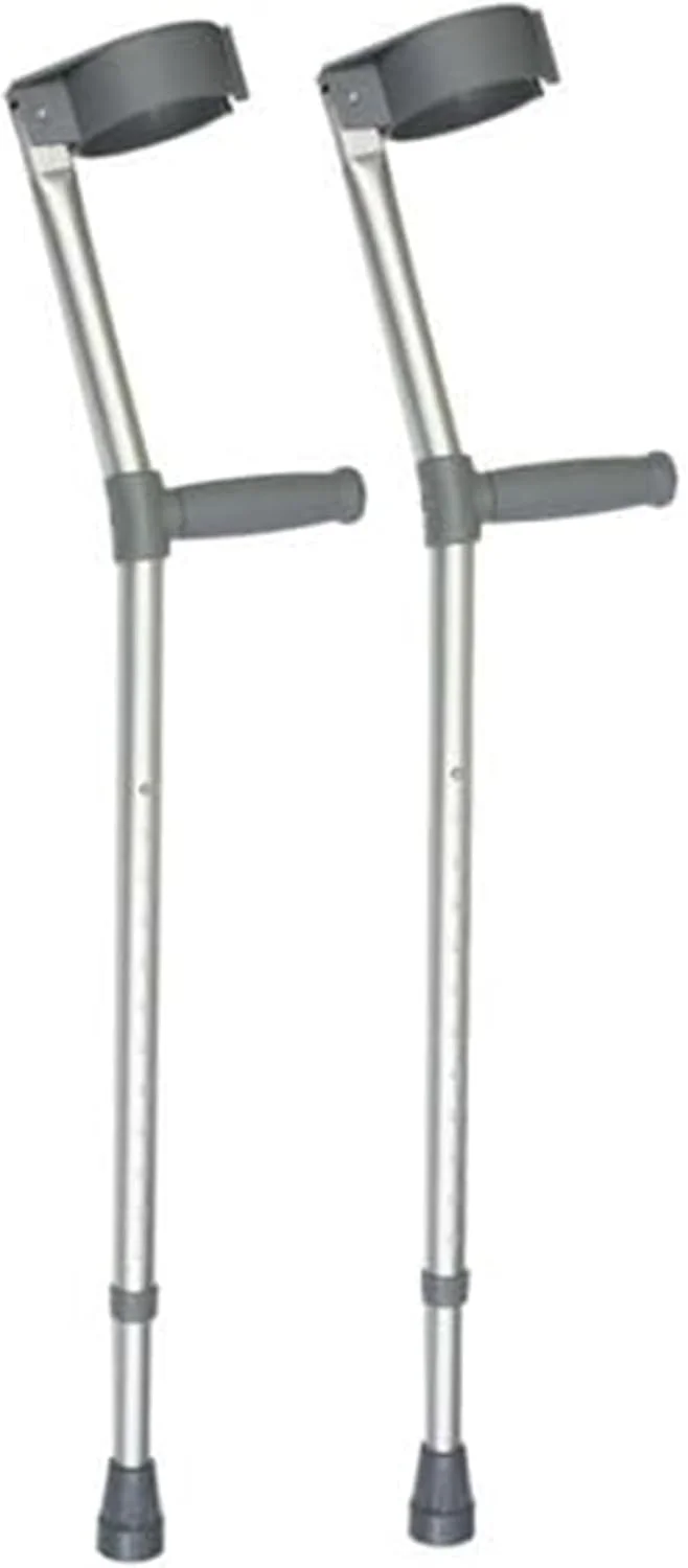 عصاهای زیر بغل سبک وزن AME با قابلیت تنظیم ارتفاع - سایز متوسط - قد 158-177 سانتی متر | عصاهای آرنجی قابل تنظیم ارتفاع برای مردان و زنان | عصاهای آلومینیومی برای سالمندان و بزرگسالان - جفت - M عصاهای زیر بغل سبک وزن AME با قابلیت تنظیم ارتفاع - سایز متوسط - قد 158-177 سانتی متر | عصاهای آرنجی قابل تنظیم ارتفاع برای مردان و زنان | عصاهای آلومینیومی برای سالمندان و بزرگسالان - جفت - M