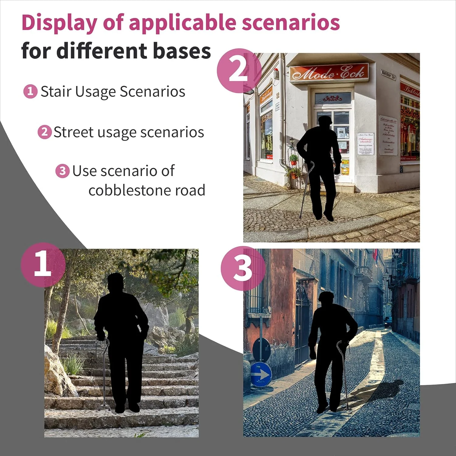 عصای پیاده روی 3 در 1 LIXIANG - عصاهای پیاده روی سبک وزن قابل تنظیم از 29 تا 37 اینچ، کمک تعادلی حرکتی برای مردان و زنان عصای پیاده روی 3 در 1 LIXIANG - عصاهای پیاده روی سبک وزن قابل تنظیم از 29 تا 37 اینچ، کمک تعادلی حرکتی برای مردان و زنان