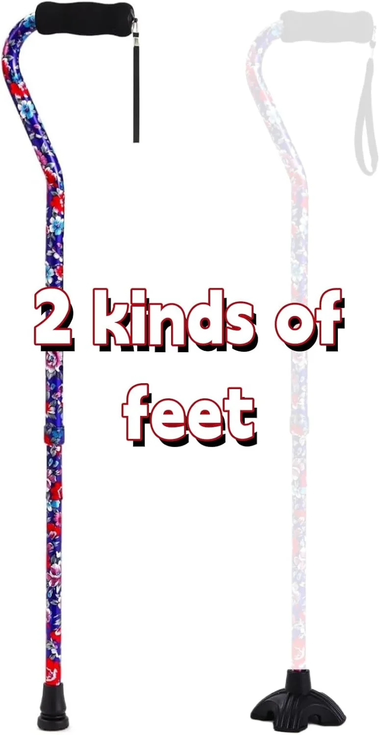 عصای پیاده روی LIXIANG برای زنان و مردان، عصای پیاده روی تاشو با دسته اسفنجی نرم، سبک وزن، مناسب برای آرتروز، سالمندان و معلولین عصای پیاده روی LIXIANG برای زنان و مردان، عصای پیاده روی تاشو با دسته اسفنجی نرم، سبک وزن، مناسب برای آرتروز، سالمندان و معلولین