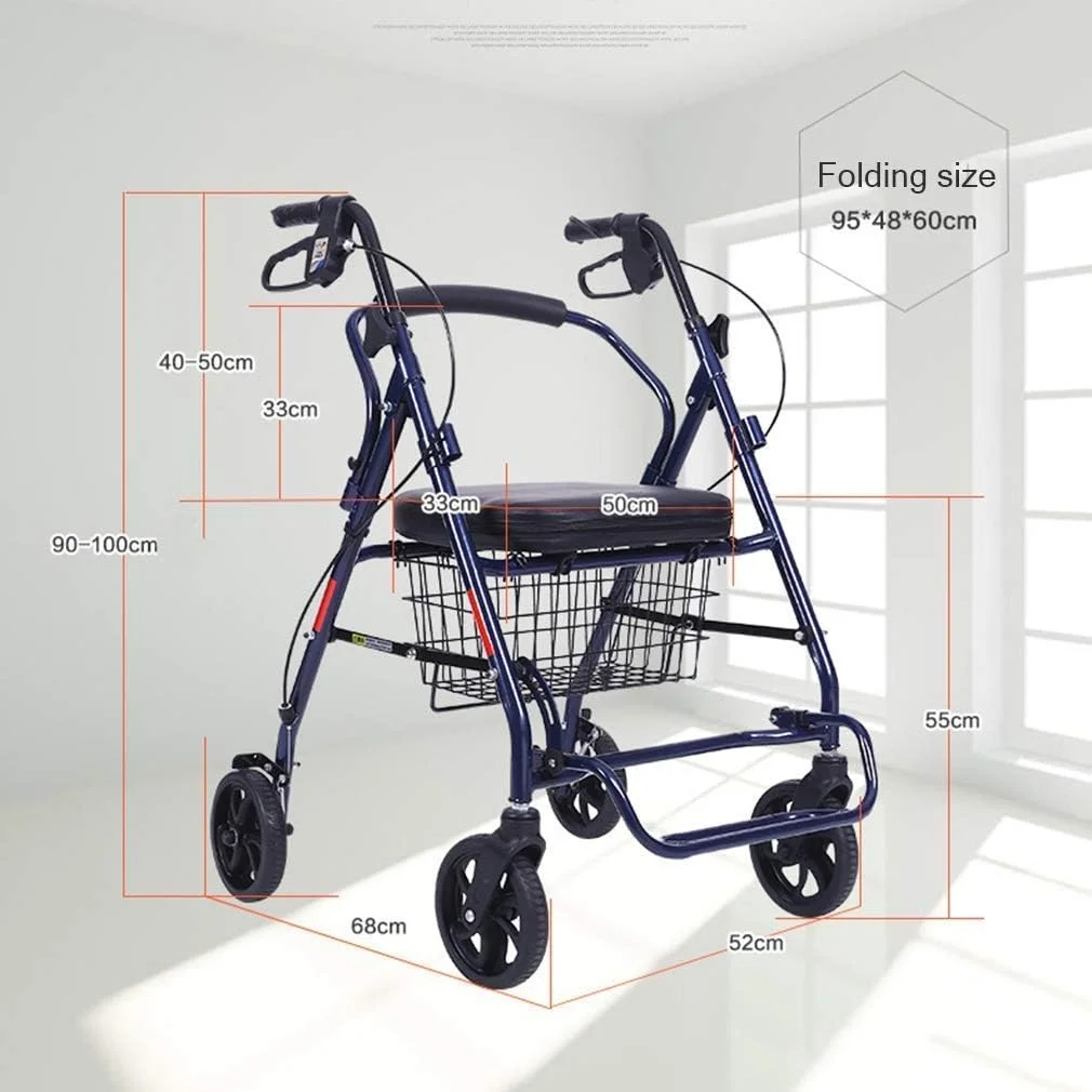 واکر، واکر چرخدار با حالت ایستاده، کمک حرکتی چرخدار Drive Medical، آلومینیوم فوق العاده سبک، واکر رولیتور قابل حمل با 4 چرخ برای سالمندان، سورپرایز کوچک آبی واکر، واکر چرخدار با حالت ایستاده، کمک حرکتی چرخدار Drive Medical، آلومینیوم فوق العاده سبک، واکر رولیتور قابل حمل با 4 چرخ برای سالمندان، سورپرایز کوچک آبی