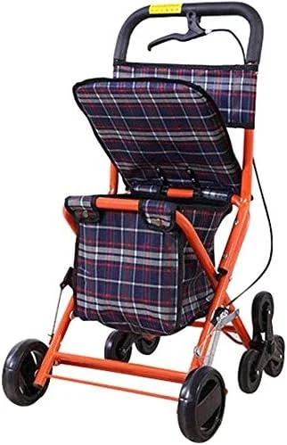 واکر رولیتی سبک وزن، واکر قابل حمل با صندلی، تکیه گاه پیاده روی، چرخ دستی با کیف، سبد خرید، کالسکه اسکوتر تاشو، سیستم ترمز دوبل 4 چرخ واکر رولیتی سبک وزن، واکر قابل حمل با صندلی، تکیه گاه پیاده روی، چرخ دستی با کیف، سبد خرید، کالسکه اسکوتر تاشو، سیستم ترمز دوبل 4 چرخ