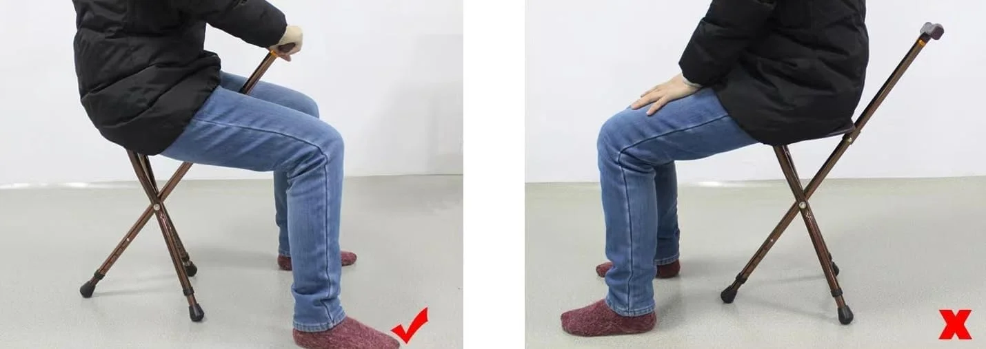 عصای پیاده روی صندلی دار LINGTHIN با ظرفیت 200 کیلوگرم، تخته صندلی بزرگ با قابلیت تنظیم ارتفاع، عصای پیاده روی تاشو با صندلی، عصا و چهارپایه دو منظوره برای مردان مسن، افراد معلول و نقاهت. عصای پیاده روی صندلی دار LINGTHIN با ظرفیت 200 کیلوگرم، تخته صندلی بزرگ با قابلیت تنظیم ارتفاع، عصای پیاده روی تاشو با صندلی، عصا و چهارپایه دو منظوره برای مردان مسن، افراد معلول و نقاهت.