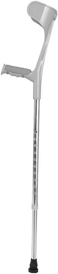 عصای زیر بغل JRZTC، عصای پیاده روی ضد لغزش تلسکوپی، آلومینیومی، سبک وزن، عصای کمکی پزشکی با دستگیره ارگونومیک، راحت روی آرنج