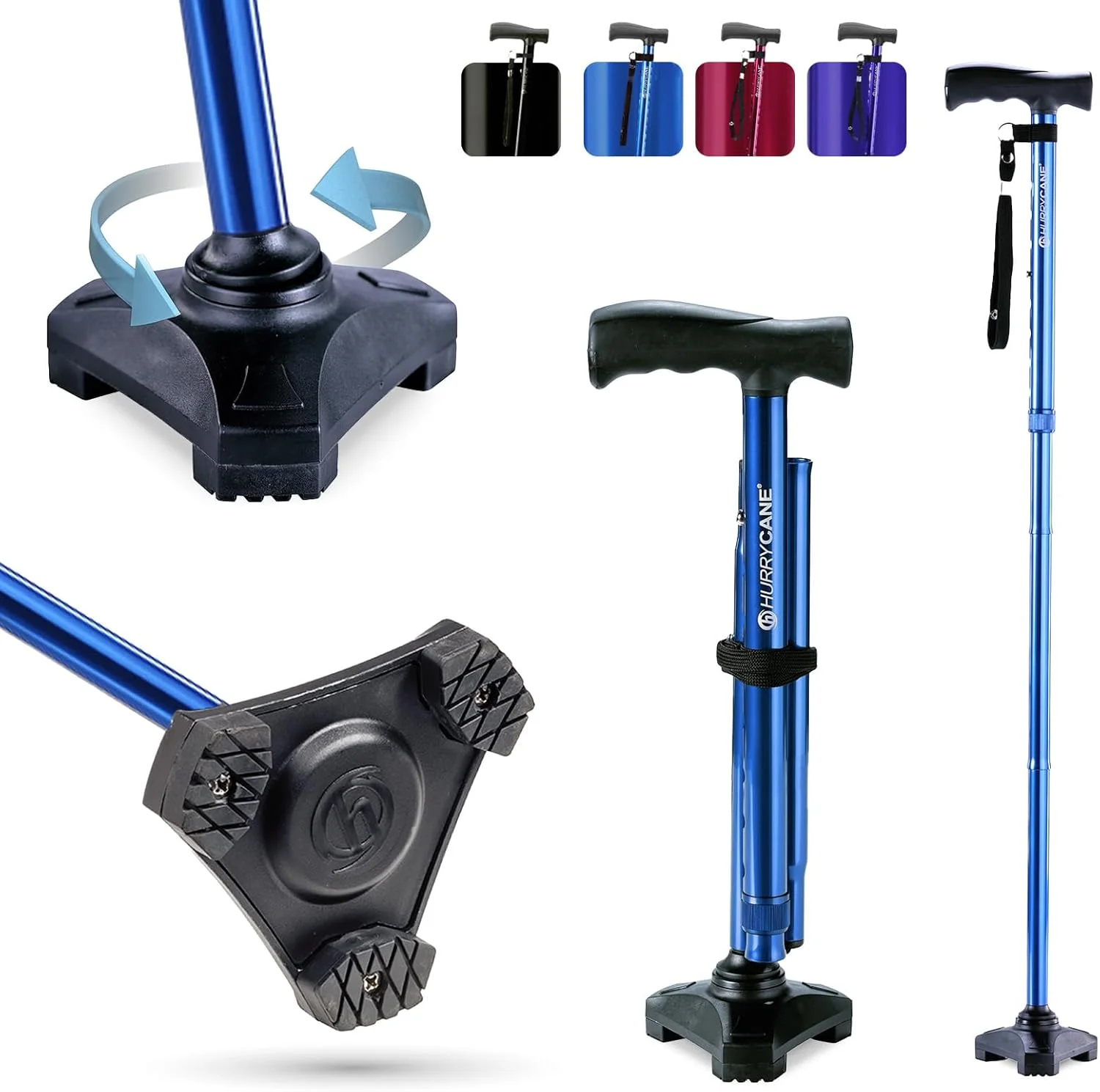 عصای تاشو مدل Freedom Edition با دسته T عصای تاشو مدل Freedom Edition با دسته T