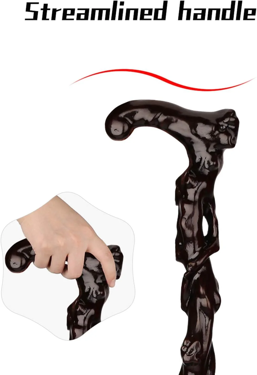 عصای چوبی منبت کاری شده باهو، عصای چوبی دست ساز برای مردان و زنان، عصای پیاده روی شیک با دسته راحت، عصای رترو، عصای پیاده روی با منبت کاری نفیس به عنوان هدیه - قهوه ای عصای چوبی منبت کاری شده باهو، عصای چوبی دست ساز برای مردان و زنان، عصای پیاده روی شیک با دسته راحت، عصای رترو، عصای پیاده روی با منبت کاری نفیس به عنوان هدیه - قهوه ای