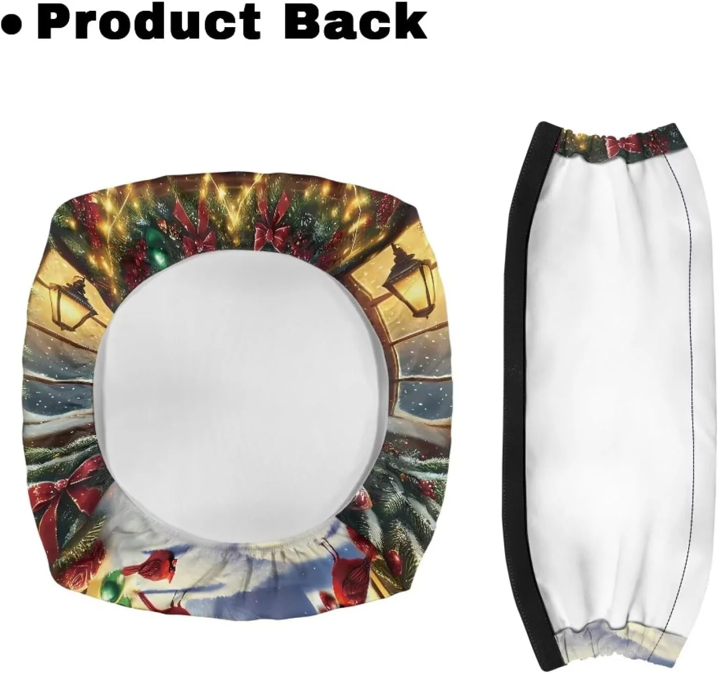 لوازم جانبی واکر کریسمس Gomyblomy برای سالمندان، روکش های نرم صندلی و پشتی واکر رولیتور، طرح آدم برفی، روکش های قابل شستشوی کوسن صندلی برای رولیتورها، دکوراسیون کریسمس برای زنان و مردان