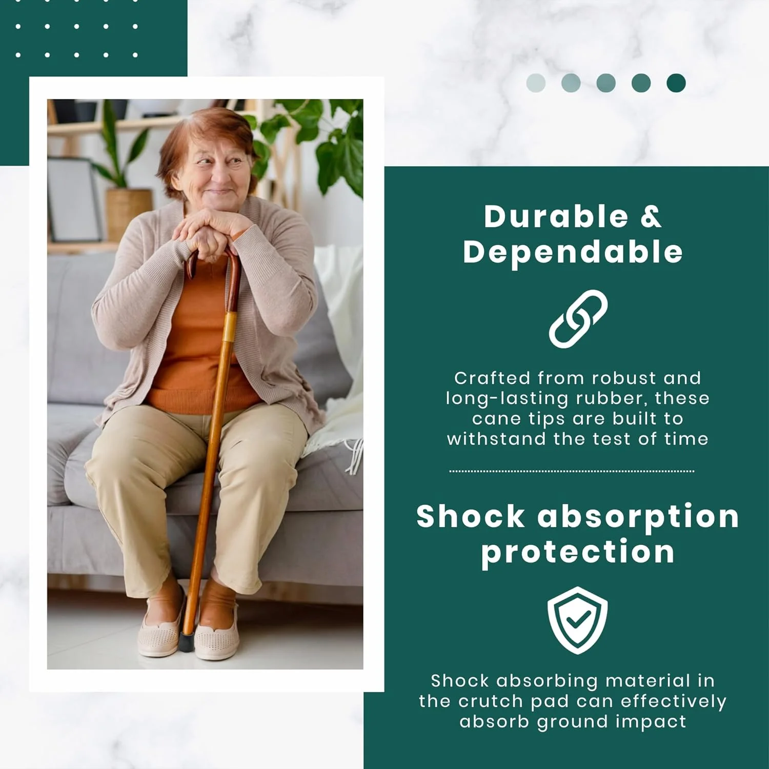 سر عصا Gadgetime USA - نوک های لاستیکی برای عصای کوهنوردی، عصای پیاده روی و عصای سالمندان - جایگزینی نوک عصا - نوک های لاستیکی مشکی برای پشتیبانی - بسته 4 عددی سر عصا Gadgetime USA - نوک های لاستیکی برای عصای کوهنوردی، عصای پیاده روی و عصای سالمندان - جایگزینی نوک عصا - نوک های لاستیکی مشکی برای پشتیبانی - بسته 4 عددی