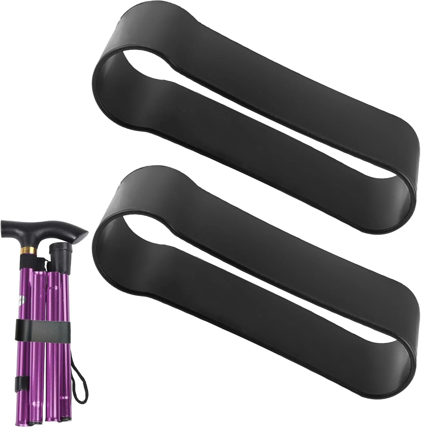 2 عدد نگهدارنده عصای تاشو، گیره پلاستیکی مشکی برای عصا و لوازم جانبی عصا 2 عدد نگهدارنده عصای تاشو، گیره پلاستیکی مشکی برای عصا و لوازم جانبی عصا