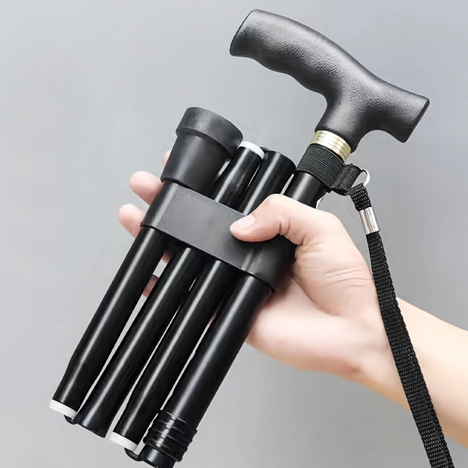 گیره نگهدارنده عصای تاشو 2 عددی، لوازم جانبی عصا، گیره نگهدارنده پلاستیکی مناسب برای اکثر عصاهای تاشو، طناب اتصال عصا، گیره محکم کننده، اتصال حلقه ای بادوام و راحت برای عصای تاشو گیره نگهدارنده عصای تاشو 2 عددی، لوازم جانبی عصا، گیره نگهدارنده پلاستیکی مناسب برای اکثر عصاهای تاشو، طناب اتصال عصا، گیره محکم کننده، اتصال حلقه ای بادوام و راحت برای عصای تاشو