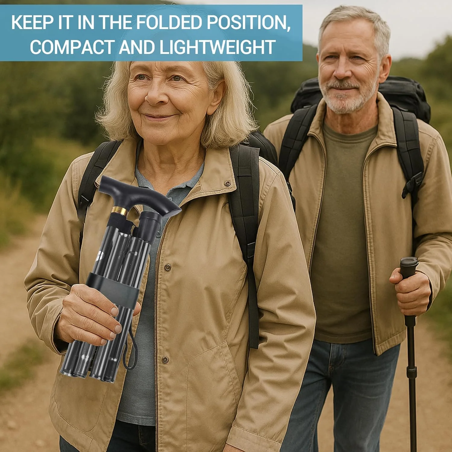 2 عدد نگهدارنده عصای تاشو، گیره پلاستیکی مشکی برای عصا و لوازم جانبی عصا 2 عدد نگهدارنده عصای تاشو، گیره پلاستیکی مشکی برای عصا و لوازم جانبی عصا