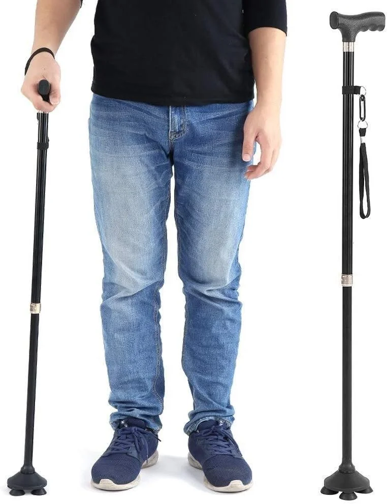 عصای تاشو با قابلیت تنظیم ارتفاع عصای تاشو با قابلیت تنظیم ارتفاع