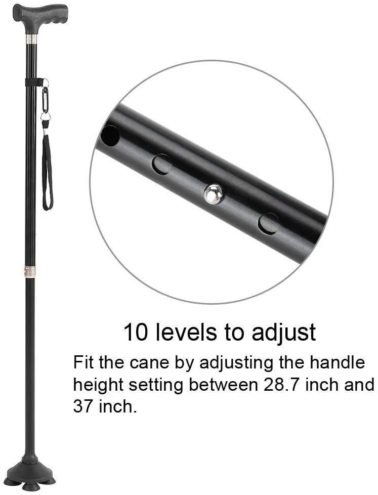 عصای تاشو با قابلیت تنظیم ارتفاع