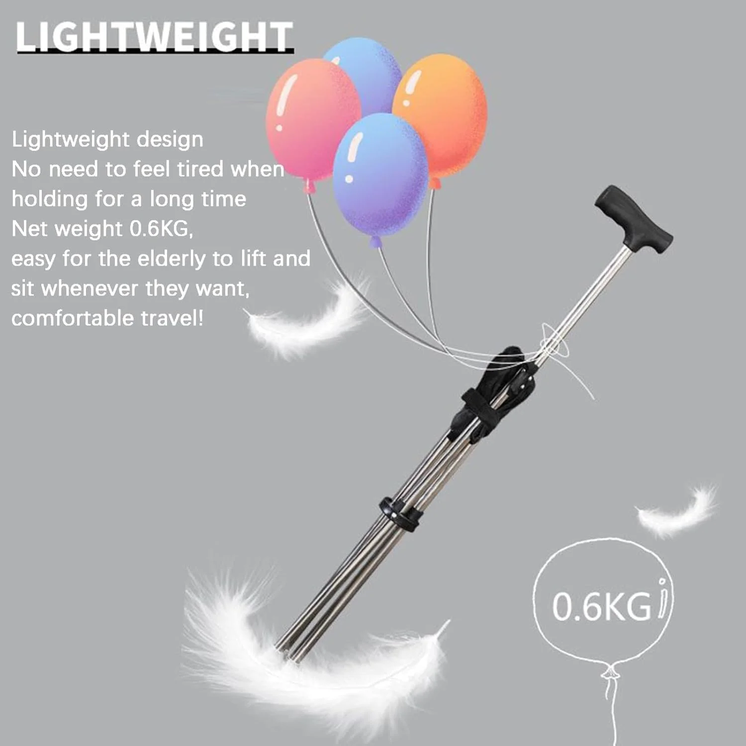 صندلی تاشو با پایه عصایی، عصا با صندلی، عصای پیاده روی تاشو برای مسافرت، عصای تعادلی سبک وزن 150 کیلوگرمی، عصای پیاده روی یونیسکس برای سالمندان، عصا و صندلی 2 در 1 سبک وزن صندلی تاشو با پایه عصایی، عصا با صندلی، عصای پیاده روی تاشو برای مسافرت، عصای تعادلی سبک وزن 150 کیلوگرمی، عصای پیاده روی یونیسکس برای سالمندان، عصا و صندلی 2 در 1 سبک وزن