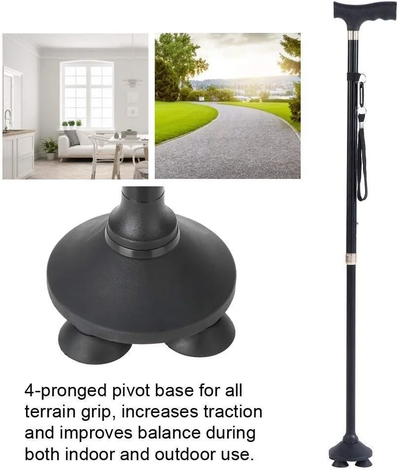 عصای تاشو با قابلیت تنظیم ارتفاع