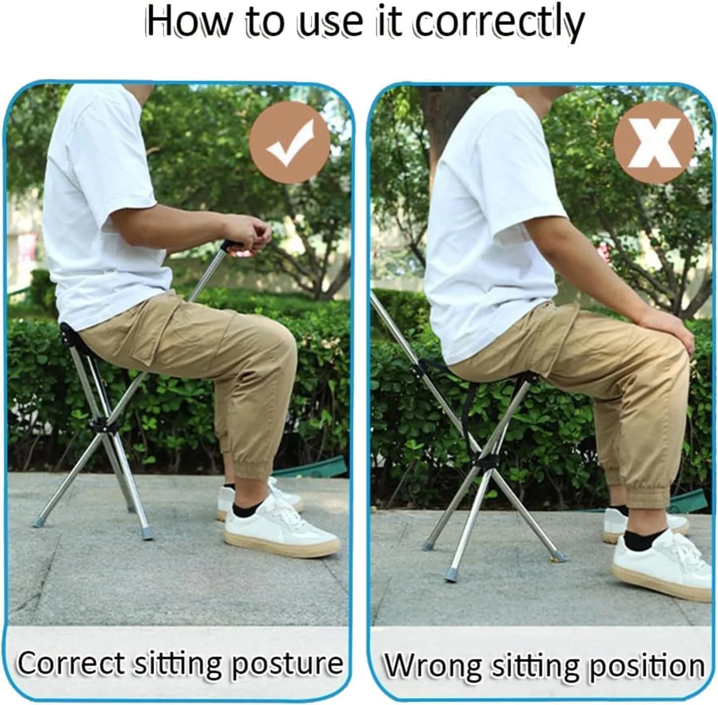 صندلی تاشو با پایه عصایی، عصا با صندلی، عصای پیاده روی تاشو برای مسافرت، عصای تعادلی سبک وزن 150 کیلوگرمی، عصای پیاده روی یونیسکس برای سالمندان، عصا و صندلی 2 در 1 سبک وزن صندلی تاشو با پایه عصایی، عصا با صندلی، عصای پیاده روی تاشو برای مسافرت، عصای تعادلی سبک وزن 150 کیلوگرمی، عصای پیاده روی یونیسکس برای سالمندان، عصا و صندلی 2 در 1 سبک وزن