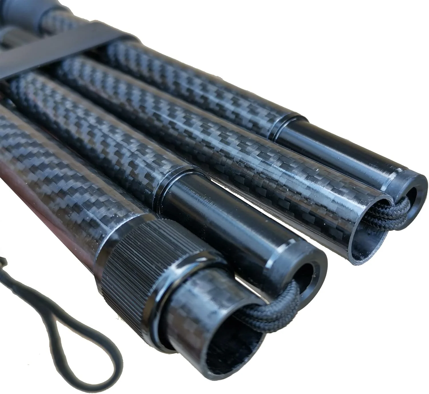 عصای پیاده روی تاشو 4 تکه فیبر کربنی لوکس Essential Products با دسته نرم - قابل تنظیم از 85 تا 95 سانتی متر عصای پیاده روی تاشو 4 تکه فیبر کربنی لوکس Essential Products با دسته نرم - قابل تنظیم از 85 تا 95 سانتی متر