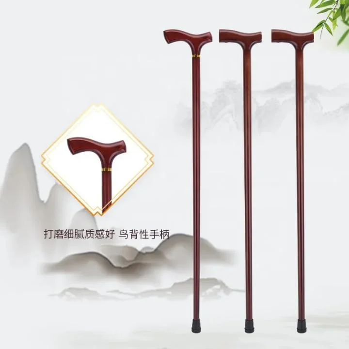 عصای پیاده روی چوبی الدر برای مردان و زنان مسن