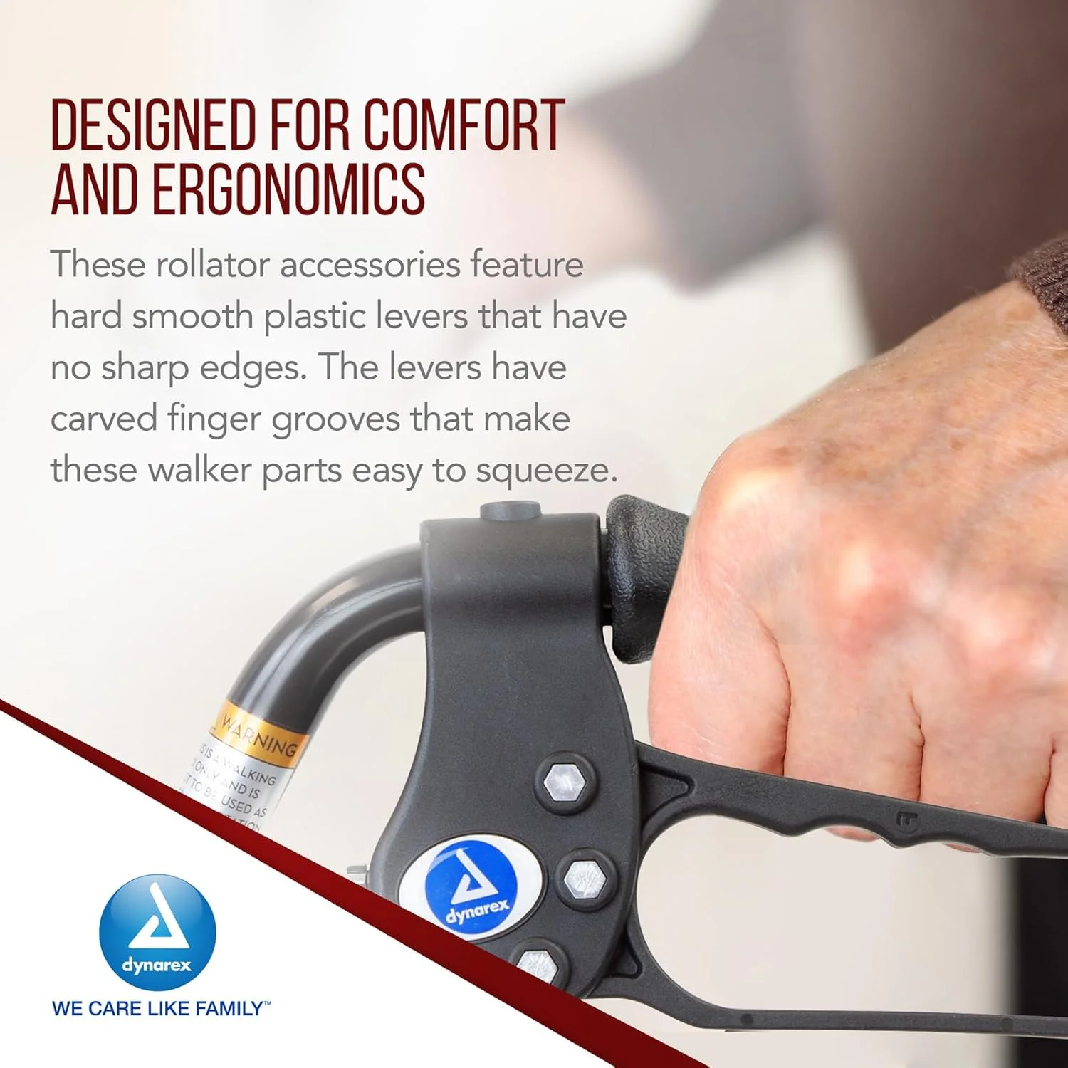 سیستم ترمز دستی رولیتور Dynarex - اهرم های ارگونومیک قفل حلقه ای، طراحی فشاری برای قفل کردن - لوازم جانبی و قطعات جایگزین رولیتور واکر - شامل 1 ترمز چپ، 1 ترمز راست و کابل ترمز سیستم ترمز دستی رولیتور Dynarex - اهرم های ارگونومیک قفل حلقه ای، طراحی فشاری برای قفل کردن - لوازم جانبی و قطعات جایگزین رولیتور واکر - شامل 1 ترمز چپ، 1 ترمز راست و کابل ترمز