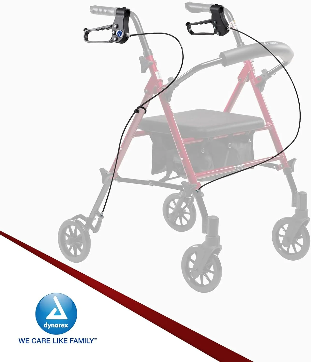 سیستم ترمز دستی رولیتور Dynarex - اهرم های ارگونومیک قفل حلقه ای، طراحی فشاری برای قفل کردن - لوازم جانبی و قطعات جایگزین رولیتور واکر - شامل 1 ترمز چپ، 1 ترمز راست و کابل ترمز سیستم ترمز دستی رولیتور Dynarex - اهرم های ارگونومیک قفل حلقه ای، طراحی فشاری برای قفل کردن - لوازم جانبی و قطعات جایگزین رولیتور واکر - شامل 1 ترمز چپ، 1 ترمز راست و کابل ترمز