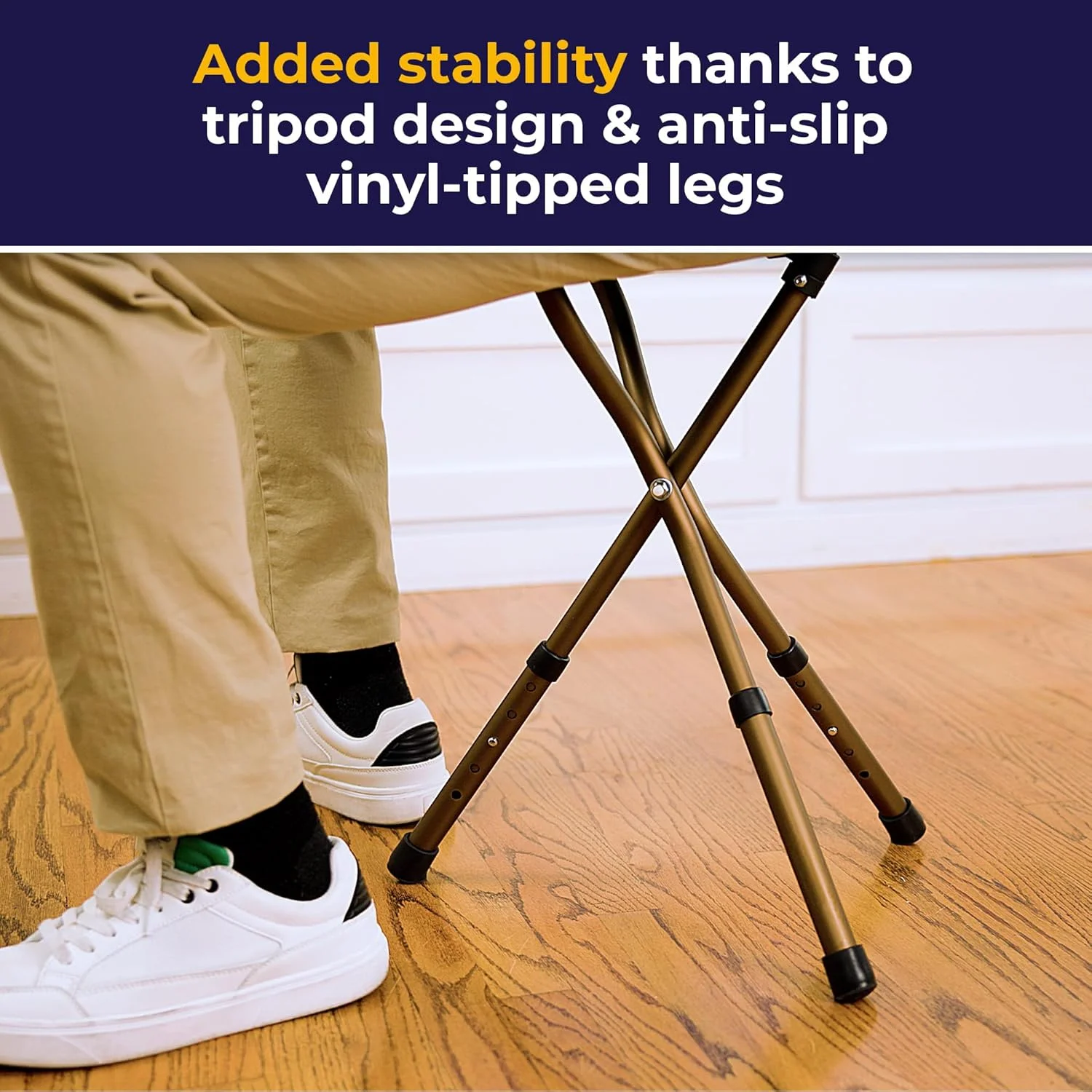 عصای تاشو صندلی دار درایو مدیکال