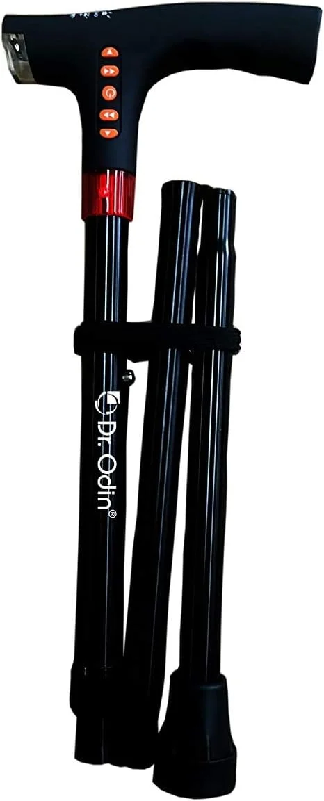 عصای هوشمند پیاده روی دکتر اودین مدل GB-819 با چراغ های LED، سیستم هشدار اتوماتیک، رادیو FM، شارژ USB، عصای پیاده روی قابل تنظیم برای سالمندان، مردان، زنان عصای هوشمند پیاده روی دکتر اودین مدل GB-819 با چراغ های LED، سیستم هشدار اتوماتیک، رادیو FM، شارژ USB، عصای پیاده روی قابل تنظیم برای سالمندان، مردان، زنان