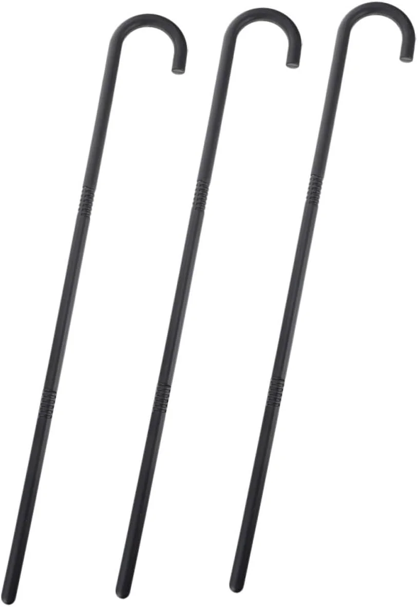 عصا FRCOLOR، 3 عدد عصای جاز برای اجرای نمایش، عصای پیاده روی برای صحنه، عصا برای لباس، عصای رقص کودکان، عصای پلاستیکی مشکی عصا FRCOLOR، 3 عدد عصای جاز برای اجرای نمایش، عصای پیاده روی برای صحنه، عصا برای لباس، عصای رقص کودکان، عصای پلاستیکی مشکی