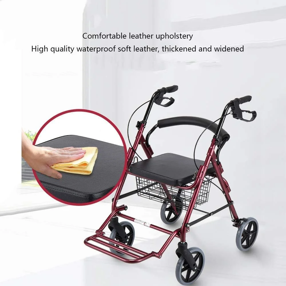 واکر، واکر رولیتور ویلچری برقی با صندلی، واکر چرخ دار آلیاژ آلومینیوم با چرخ های 8 اینچی تا 350 پوند را پشتیبانی می کند، واکر پزشکی، سورپرایز کوچک بورگوندی واکر، واکر رولیتور ویلچری برقی با صندلی، واکر چرخ دار آلیاژ آلومینیوم با چرخ های 8 اینچی تا 350 پوند را پشتیبانی می کند، واکر پزشکی، سورپرایز کوچک بورگوندی