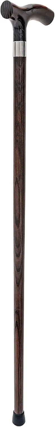 عصای پیاده روی چوبی دست ساز دکتر واتسون با دسته فریتز عصای پیاده روی چوبی دست ساز دکتر واتسون با دسته فریتز