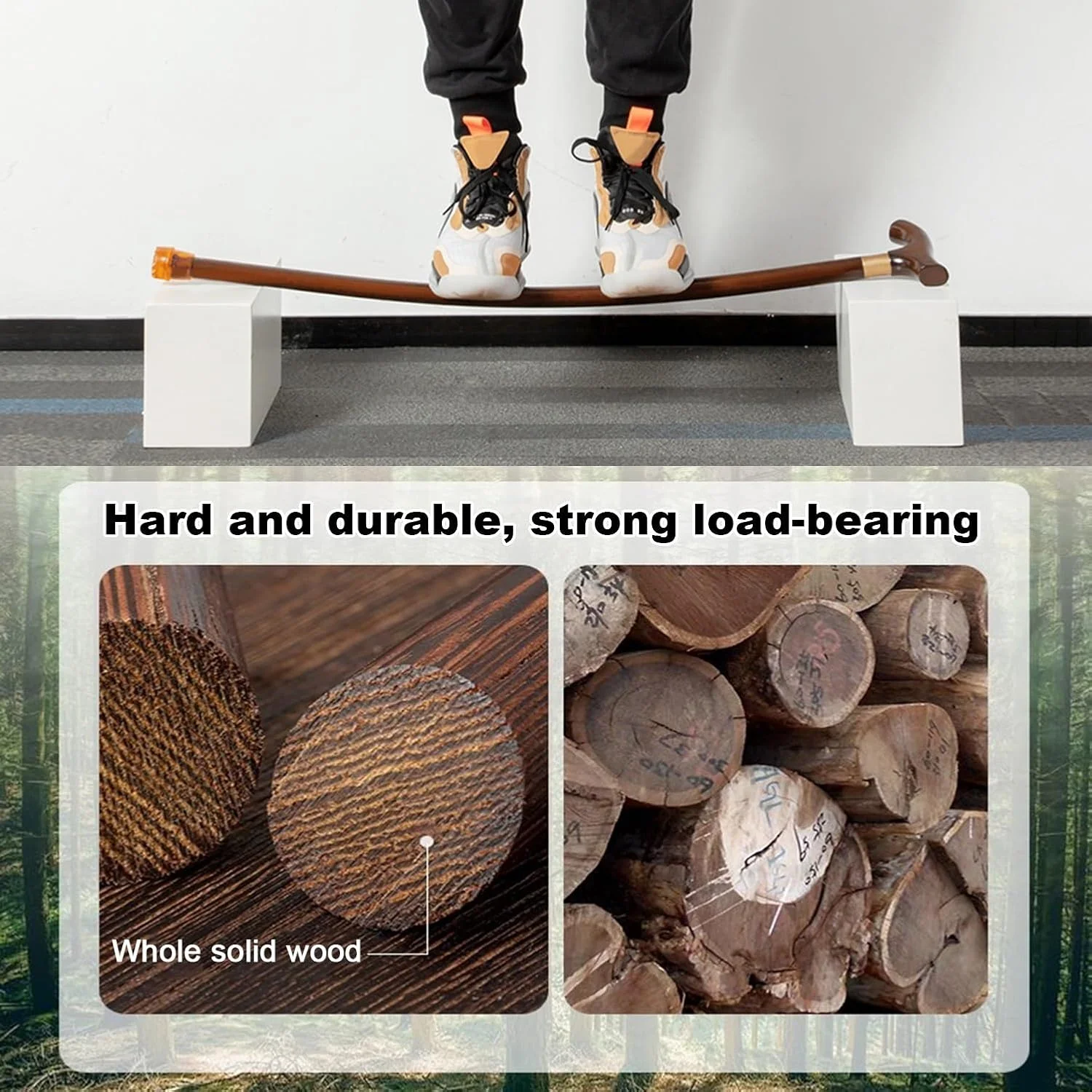 عصای پیاده روی برای مردان و زنان، عصای چوبی دست ساز با یقه و دسته ارگونومیک، عصای پیاده روی ضد لغزش کمک حرکتی برای سالمندان عصای پیاده روی برای مردان و زنان، عصای چوبی دست ساز با یقه و دسته ارگونومیک، عصای پیاده روی ضد لغزش کمک حرکتی برای سالمندان