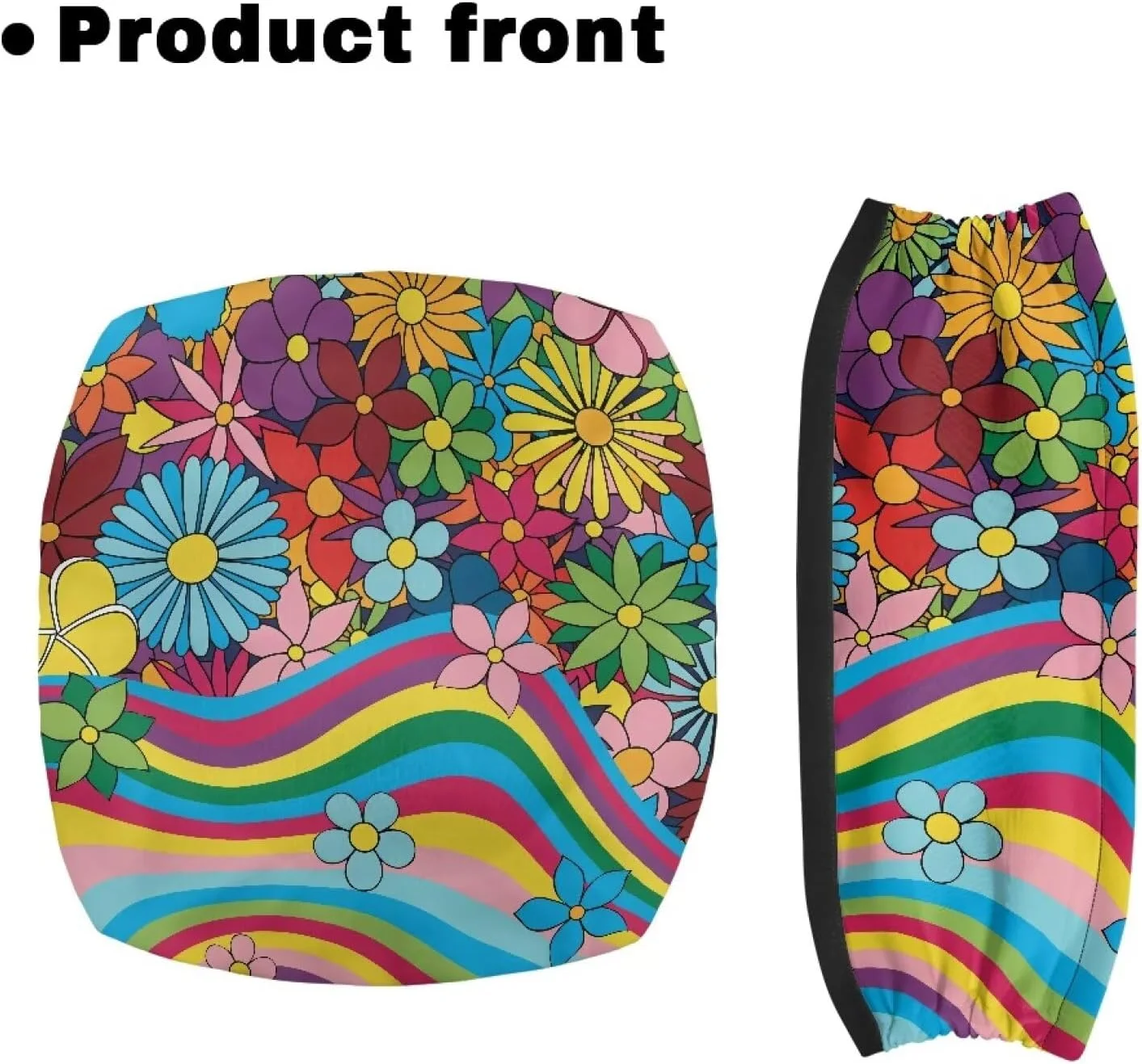 روکش صندلی و پشتی واکر طرح گل هیپی HUISEFOR، مناسب برای واکرهای سالمندان، روکش صندلی و پشتی واکر یونیورسال، روکش ضد گرد و غبار روکش صندلی و پشتی واکر طرح گل هیپی HUISEFOR، مناسب برای واکرهای سالمندان، روکش صندلی و پشتی واکر یونیورسال، روکش ضد گرد و غبار