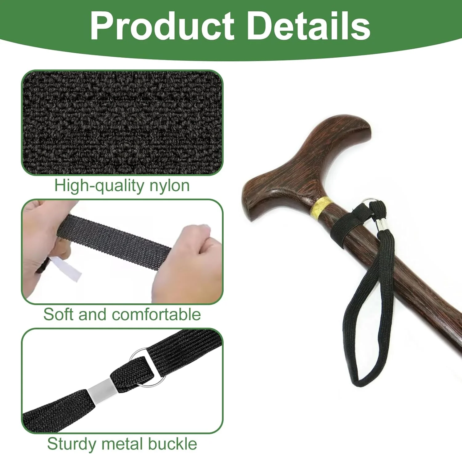 4 عدد بند مچی عصای پیاده روی مشکی، بند عصا برای سالمندان، بند مچی عصا زیر بغل، حلقه های مچی نایلونی مشکی، لوازم جانبی عصا برای پیاده روی، سالمندان یا سایر کاربران، لوازم جانبی عصا زیر بغل 4 عدد بند مچی عصای پیاده روی مشکی، بند عصا برای سالمندان، بند مچی عصا زیر بغل، حلقه های مچی نایلونی مشکی، لوازم جانبی عصا برای پیاده روی، سالمندان یا سایر کاربران، لوازم جانبی عصا زیر بغل