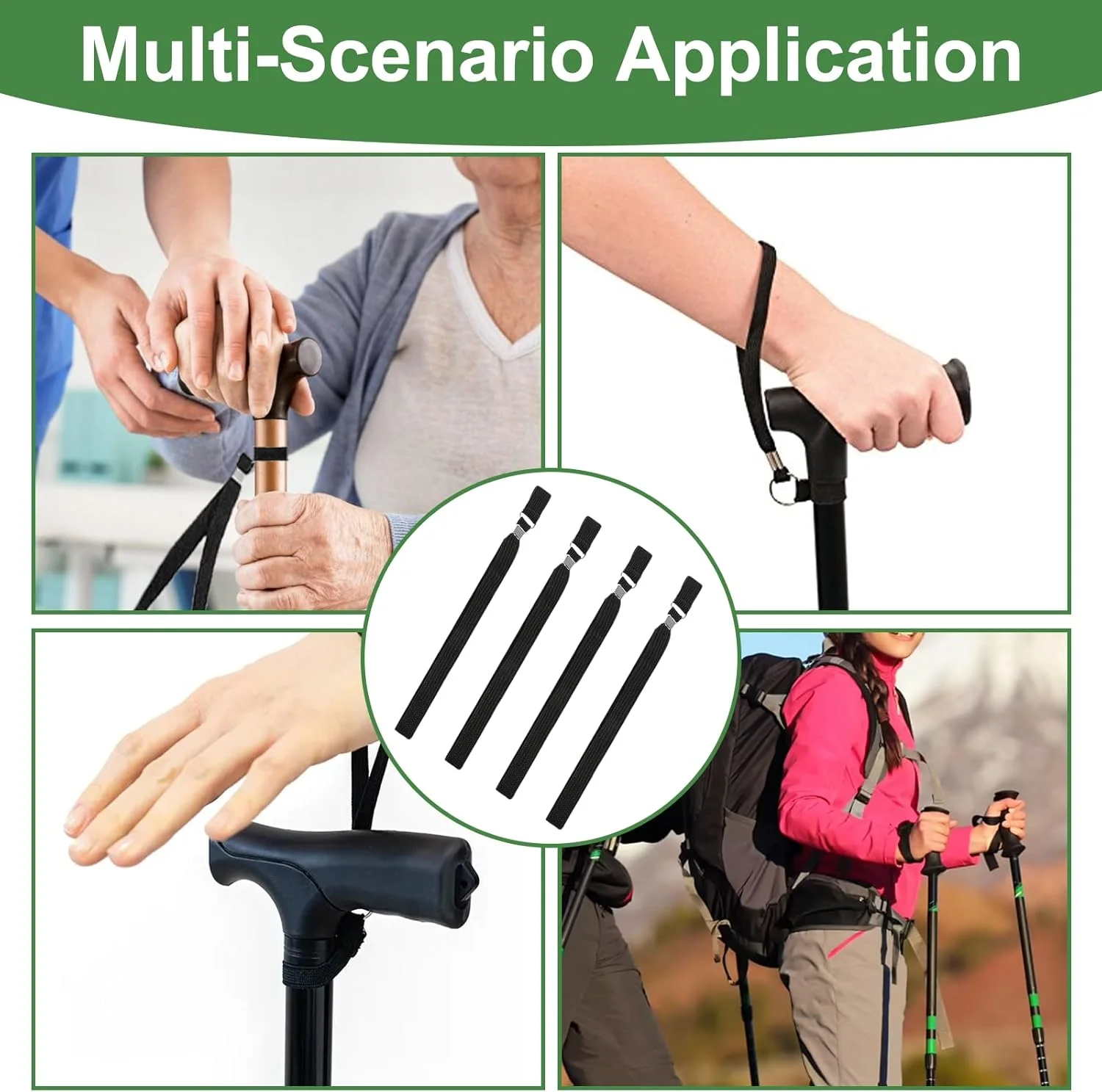 4 عدد بند مچی عصای پیاده روی مشکی، بند عصا برای سالمندان، بند مچی عصا زیر بغل، حلقه های مچی نایلونی مشکی، لوازم جانبی عصا برای پیاده روی، سالمندان یا سایر کاربران، لوازم جانبی عصا زیر بغل 4 عدد بند مچی عصای پیاده روی مشکی، بند عصا برای سالمندان، بند مچی عصا زیر بغل، حلقه های مچی نایلونی مشکی، لوازم جانبی عصا برای پیاده روی، سالمندان یا سایر کاربران، لوازم جانبی عصا زیر بغل