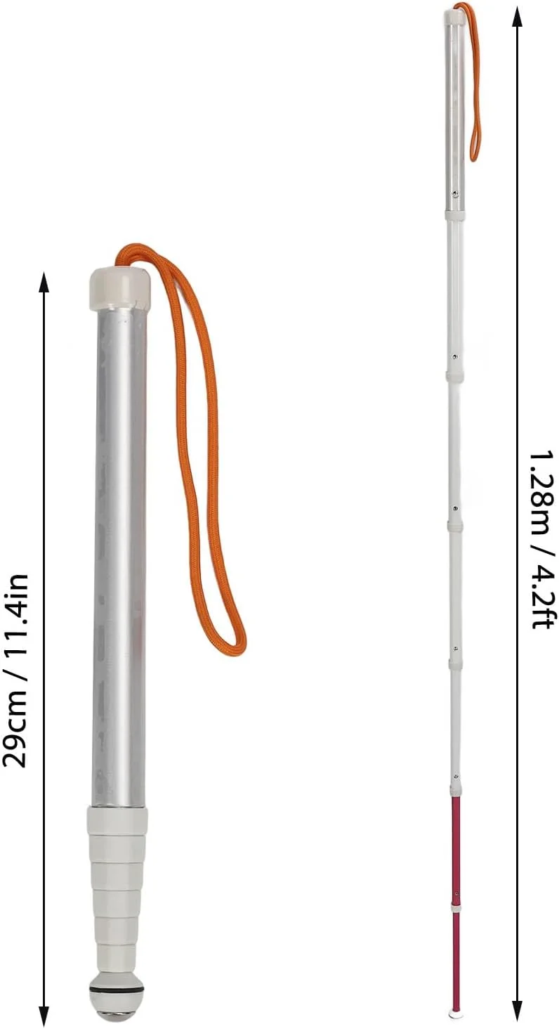 عصای سفید نابینایان Dpofirs، عصاهای پیاده روی، ابزار افراد نابینا، عصای پیاده روی تلسکوپی نابینایان، عصای راهنمای بازتابنده ضد لغزش و ضد ضربه نابینایان به همراه کیف نگهداری عصای سفید نابینایان Dpofirs، عصاهای پیاده روی، ابزار افراد نابینا، عصای پیاده روی تلسکوپی نابینایان، عصای راهنمای بازتابنده ضد لغزش و ضد ضربه نابینایان به همراه کیف نگهداری