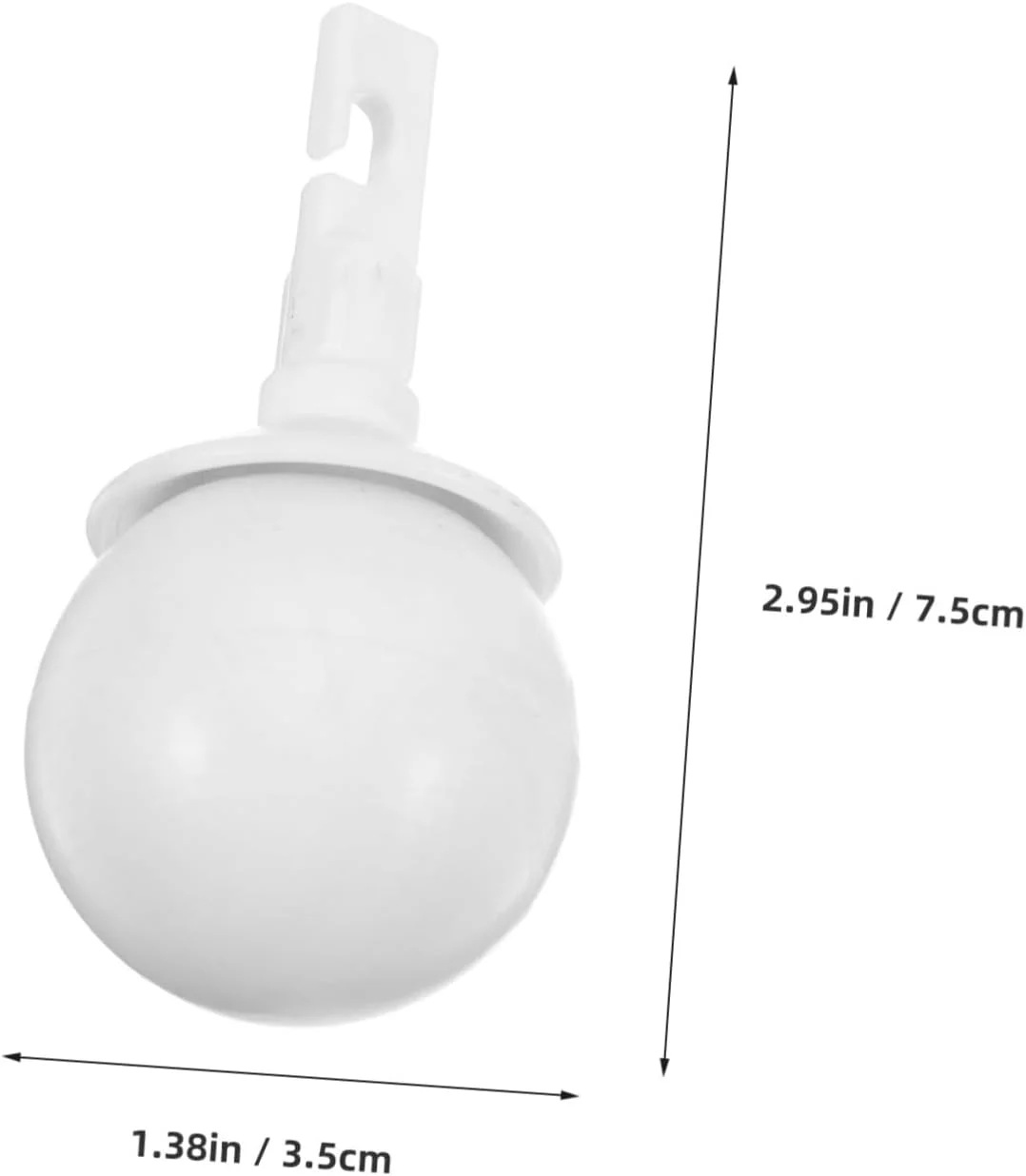 نوک عصای غلتکی ERINGOGO، پد پلاستیکی عصا برای افراد نابینا، تقویت کننده ثبات عصا، سفید، مناسب برای استفاده در داخل و خارج از منزل نوک عصای غلتکی ERINGOGO، پد پلاستیکی عصا برای افراد نابینا، تقویت کننده ثبات عصا، سفید، مناسب برای استفاده در داخل و خارج از منزل