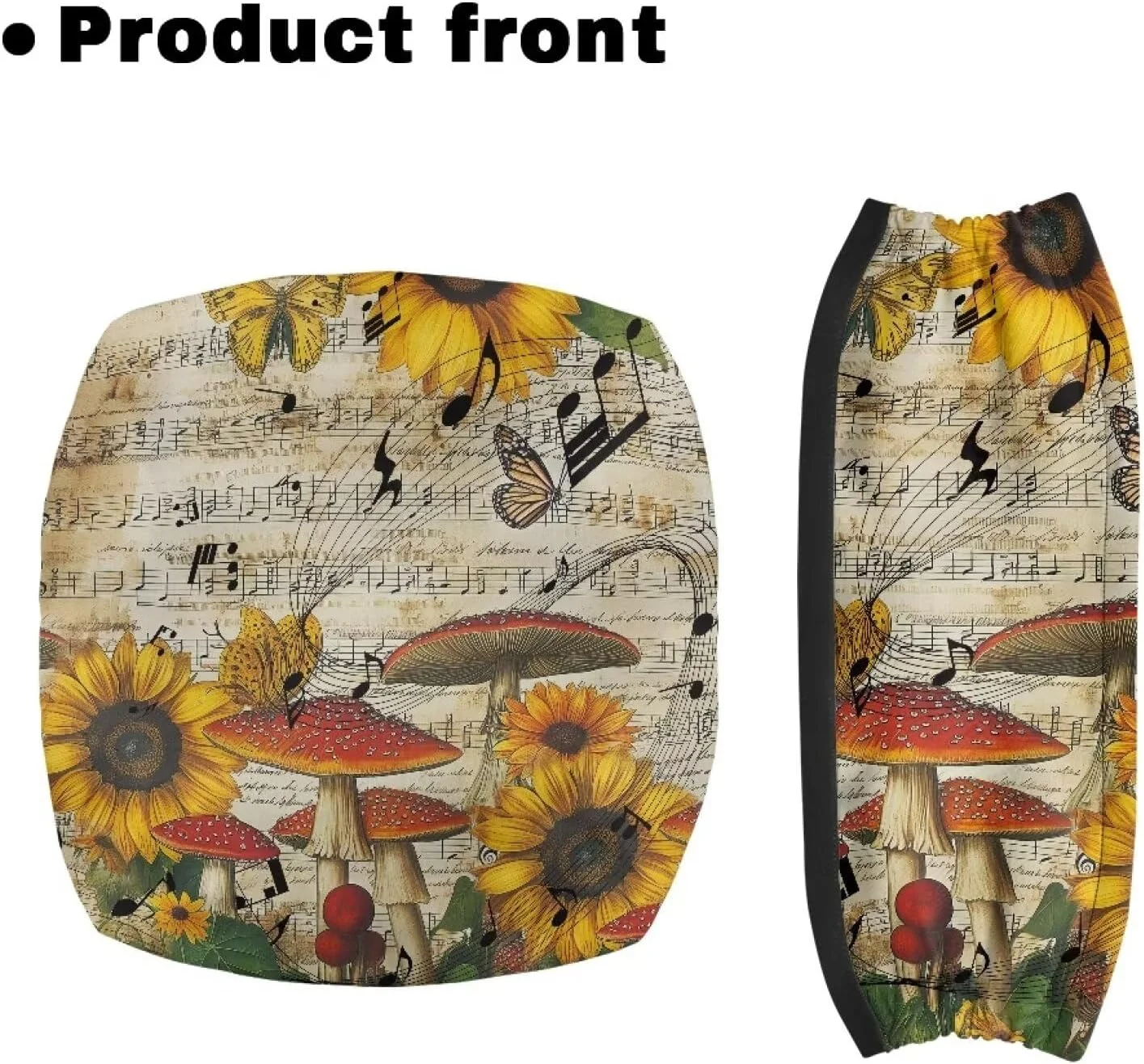 ست روکش صندلی و پشتی رولیتور رنلیگ طرح پاییزی، دکور پاییزی، لوازم جانبی رولیتور قابل شستشو برای واکر، طرح آفتابگردان، قارچ و نت موسیقی ست روکش صندلی و پشتی رولیتور رنلیگ طرح پاییزی، دکور پاییزی، لوازم جانبی رولیتور قابل شستشو برای واکر، طرح آفتابگردان، قارچ و نت موسیقی