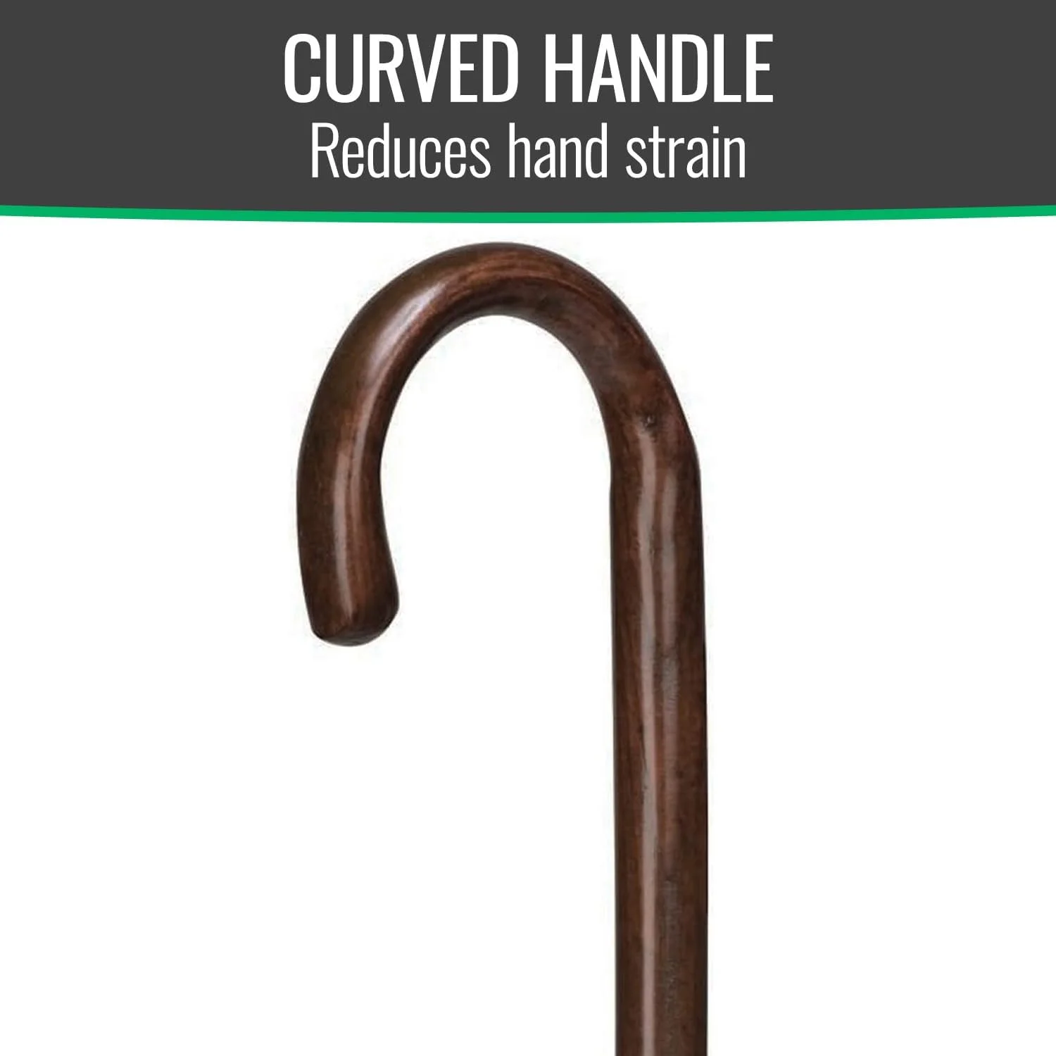 عصای چوبی دسته گرد DMI، عصای پیاده روی چوبی با نوک لاستیکی، عصای پیاده روی چوبی گردویی بادوام و مقاوم در برابر تاب برداشتن، سبک و قوی، تحمل وزن تا 113 کیلوگرم، ساخت ایالات متحده آمریکا عصای چوبی دسته گرد DMI، عصای پیاده روی چوبی با نوک لاستیکی، عصای پیاده روی چوبی گردویی بادوام و مقاوم در برابر تاب برداشتن، سبک و قوی، تحمل وزن تا 113 کیلوگرم، ساخت ایالات متحده آمریکا