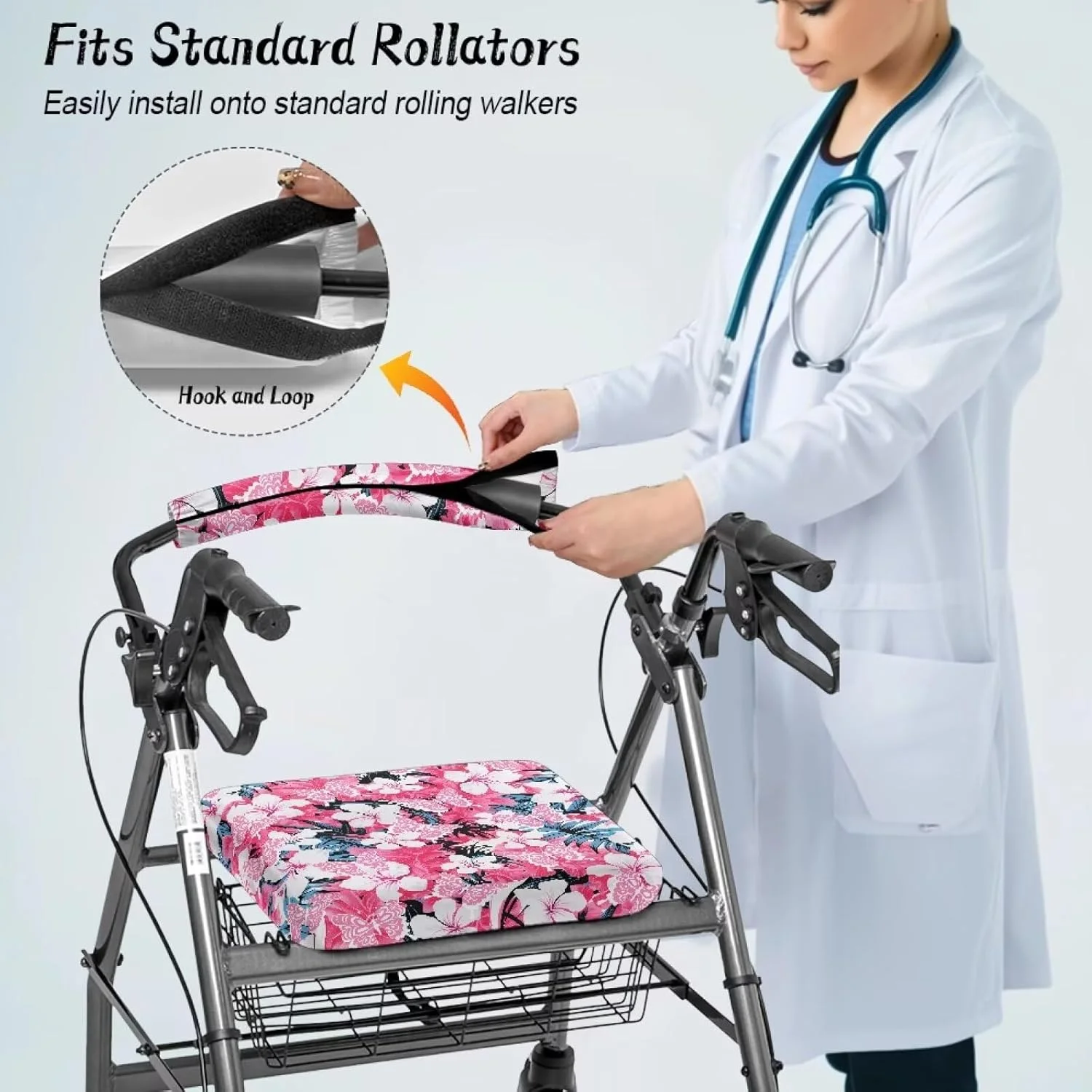 روکش صندلی واکر Cugasmaru طرح گل های گرمسیری، هدیه ای برای سالمندان در آسایشگاه، لوازم جانبی رولیتور برای بانوان، محافظ نرم و کشسان، روکش واکر، لوازم جانبی رولیتور نرم، طرح مد روز روکش صندلی واکر Cugasmaru طرح گل های گرمسیری، هدیه ای برای سالمندان در آسایشگاه، لوازم جانبی رولیتور برای بانوان، محافظ نرم و کشسان، روکش واکر، لوازم جانبی رولیتور نرم، طرح مد روز