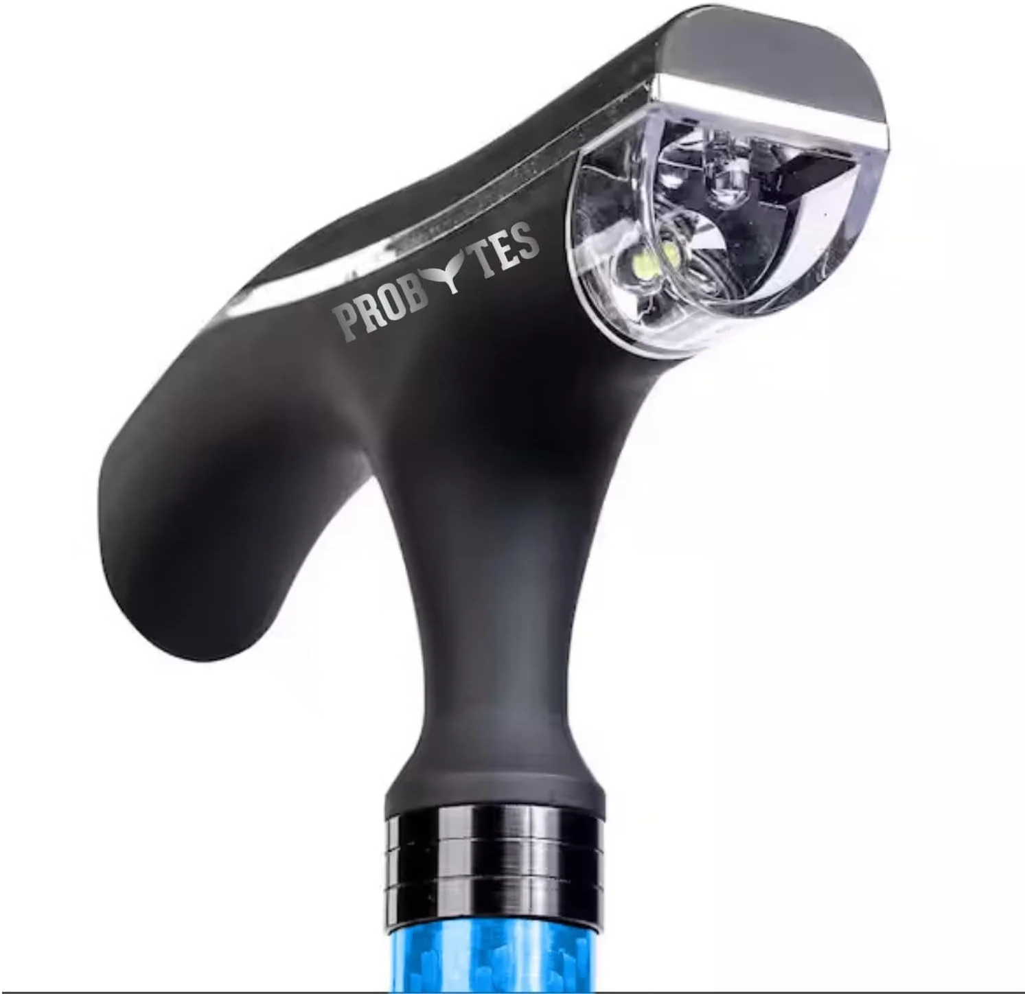 عصای پیاده روی ایمنی - دارای چراغ قوه LED داخلی، پایه چهارگانه چرخشی، دسته با طراحی ارگونومیک، بدنه فلزی. تاشو/قابل تنظیم، وسیله کمکی حرکتی، برای سالمندان (عصای پیاده روی آبی) عصای پیاده روی ایمنی - دارای چراغ قوه LED داخلی، پایه چهارگانه چرخشی، دسته با طراحی ارگونومیک، بدنه فلزی. تاشو/قابل تنظیم، وسیله کمکی حرکتی، برای سالمندان (عصای پیاده روی آبی)