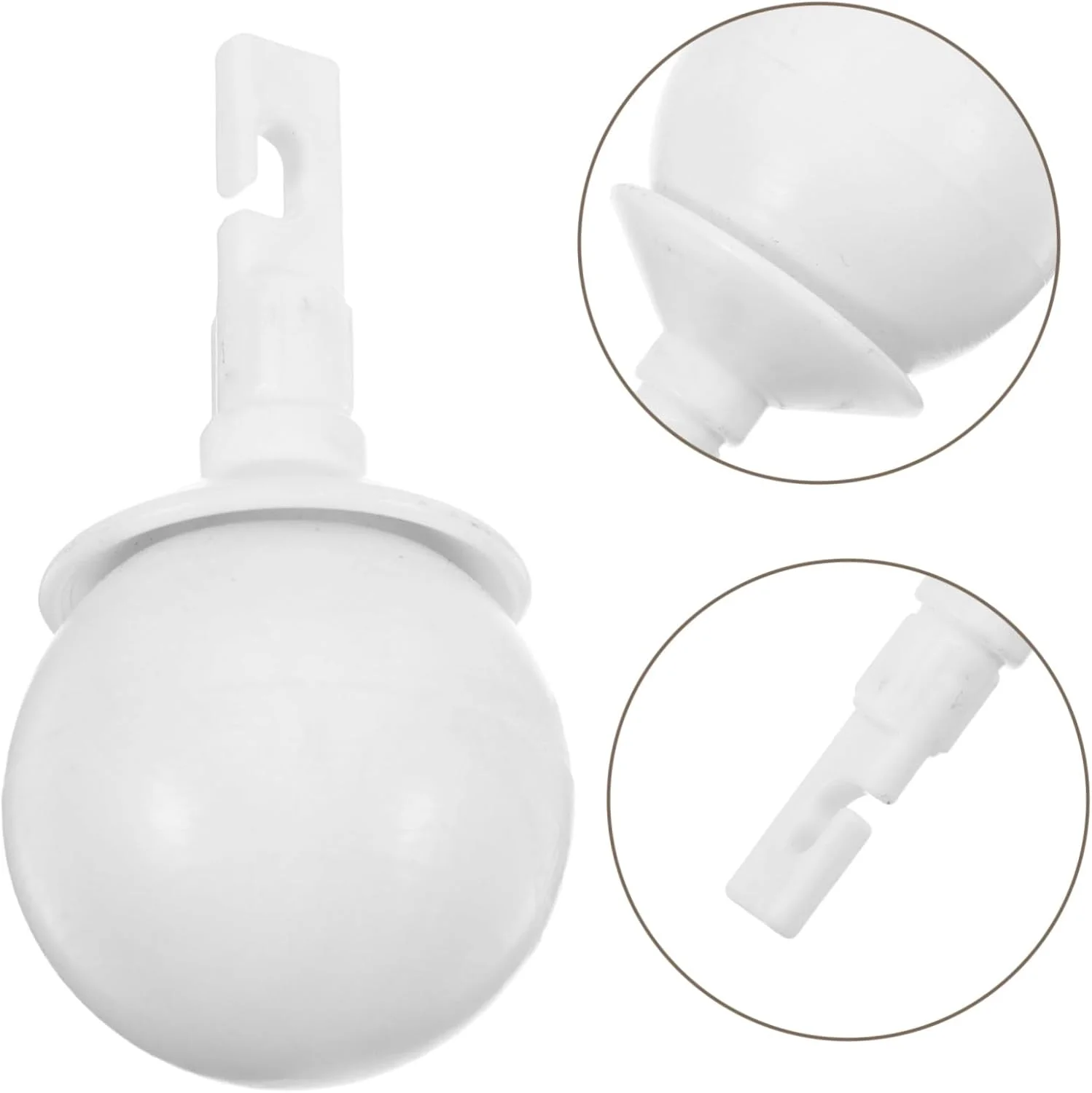 نوک عصای غلتکی ERINGOGO، پد پلاستیکی عصا برای افراد نابینا، تقویت کننده ثبات عصا، سفید، مناسب برای استفاده در داخل و خارج از منزل نوک عصای غلتکی ERINGOGO، پد پلاستیکی عصا برای افراد نابینا، تقویت کننده ثبات عصا، سفید، مناسب برای استفاده در داخل و خارج از منزل