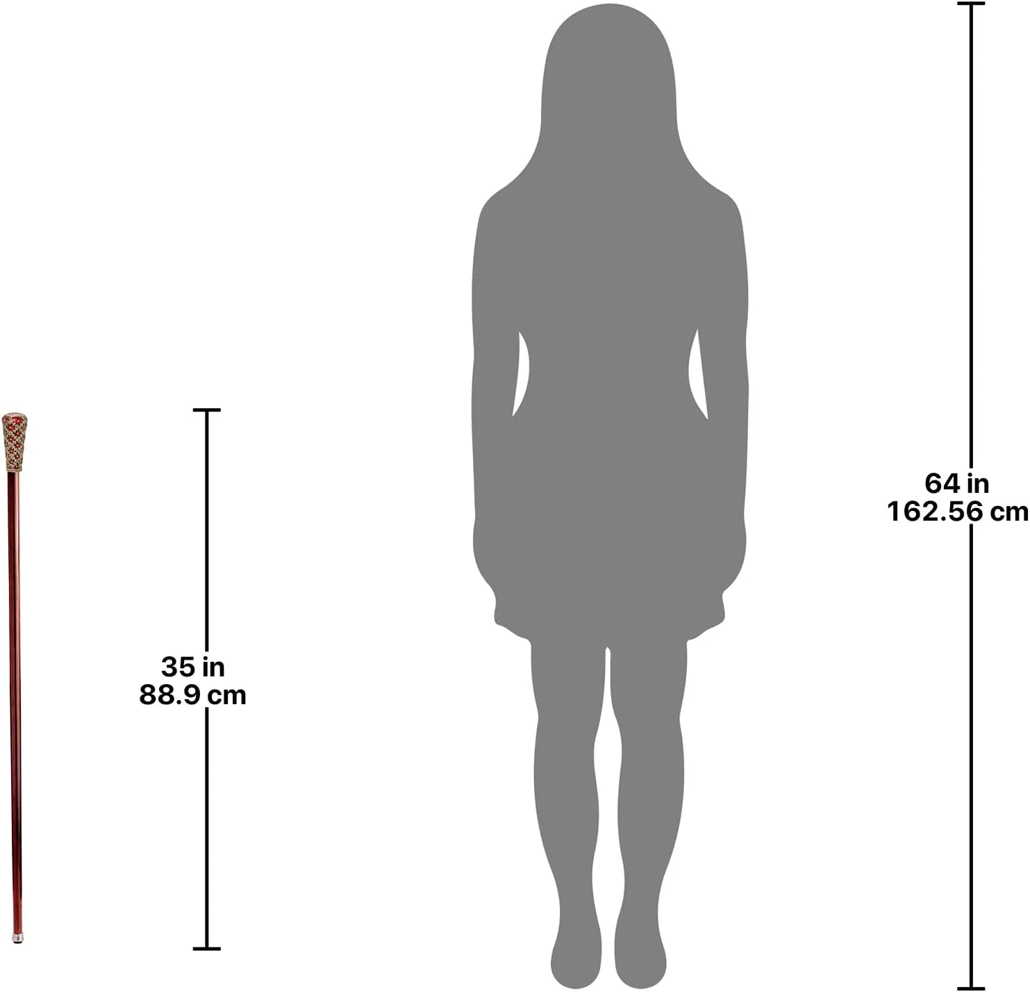 عصای پیاده روی میناکاری شده طرح توسکانو مدل Imperial Collection عصای پیاده روی میناکاری شده طرح توسکانو مدل Imperial Collection