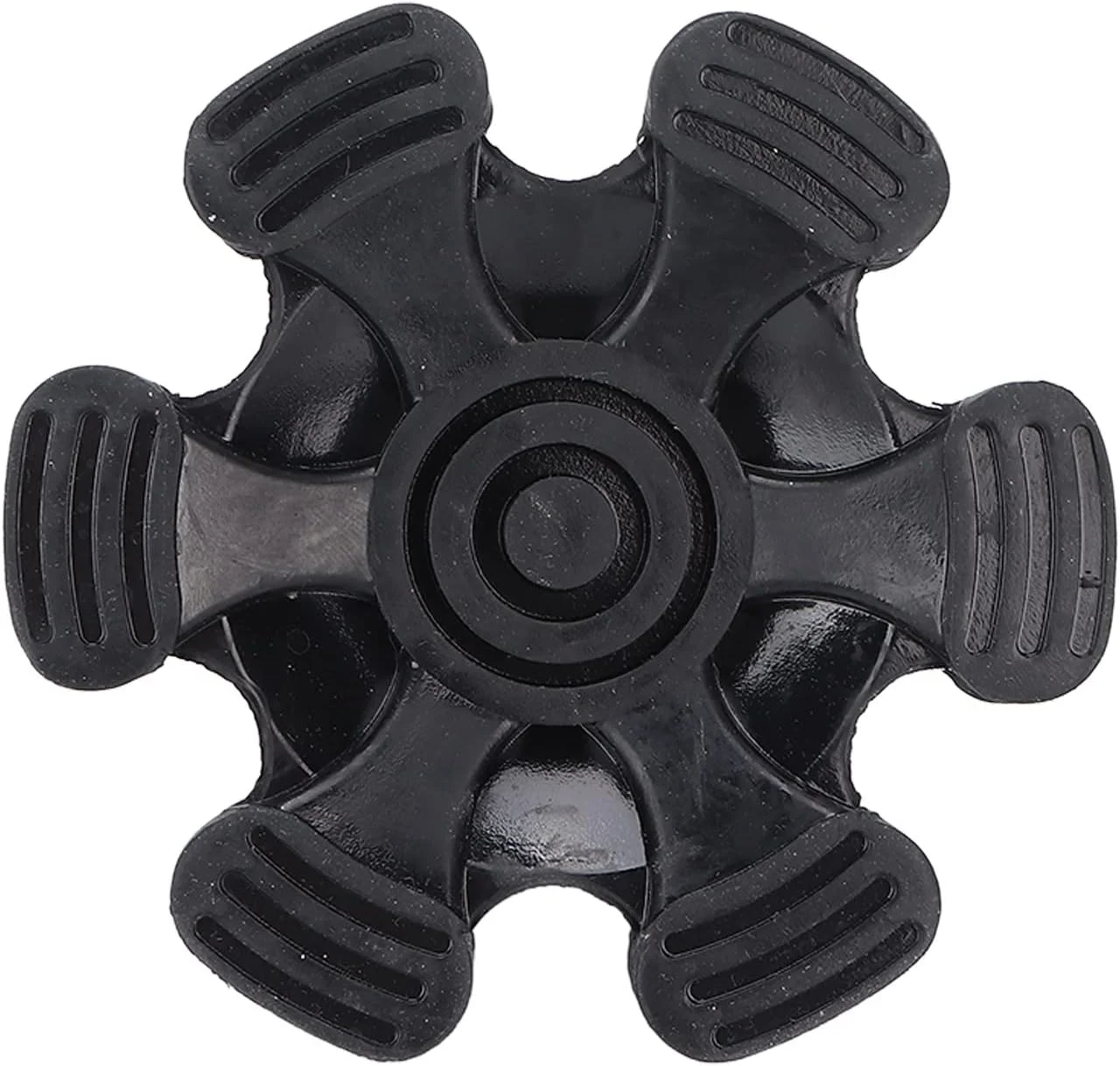 نوک عصا، لوازم جانبی عصا و زیربغل 22 میلی متری، نوک عصا برای زنان و مردان، نوک چوب پیاده روی، چوب کوهنوردی، طراحی 6 ستونی، پایداری، جلوگیری از لغزش، پد پا، یخ شکن