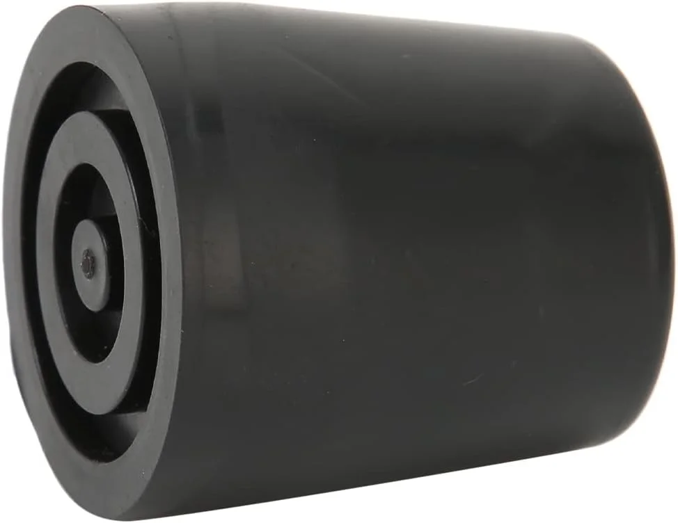 ته پایه عصا، ته پایه لاستیکی عصا، لاستیک ضخیم جایگزین، پایه عصای تک زاویه، 5 عدد ته پایه عصا، پد زیر بغل عصا، پد پایه عصای پیاده روی (مشکی)